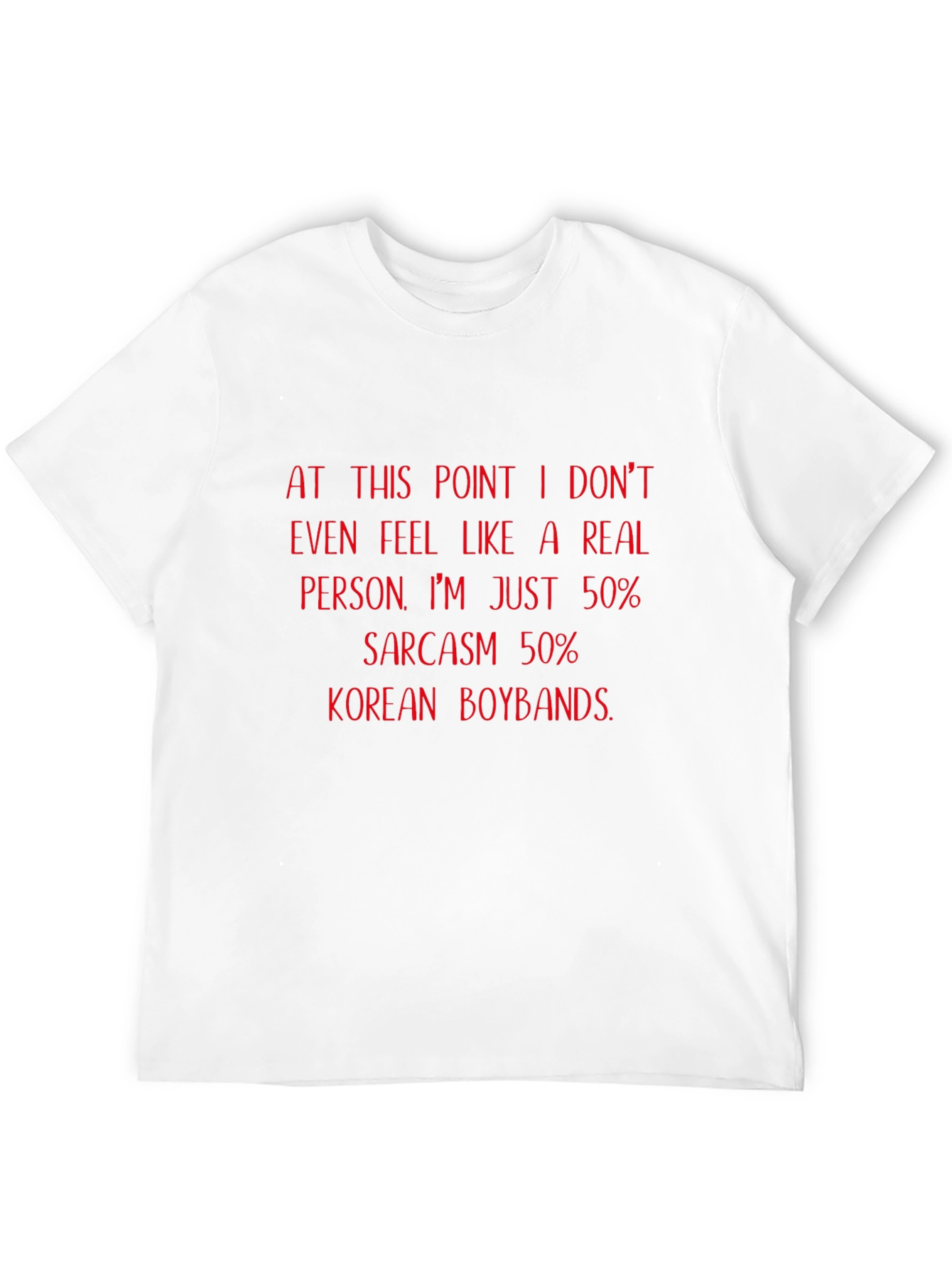 Black Sarcastic Korean Boyband Fan T-Shirt view 12