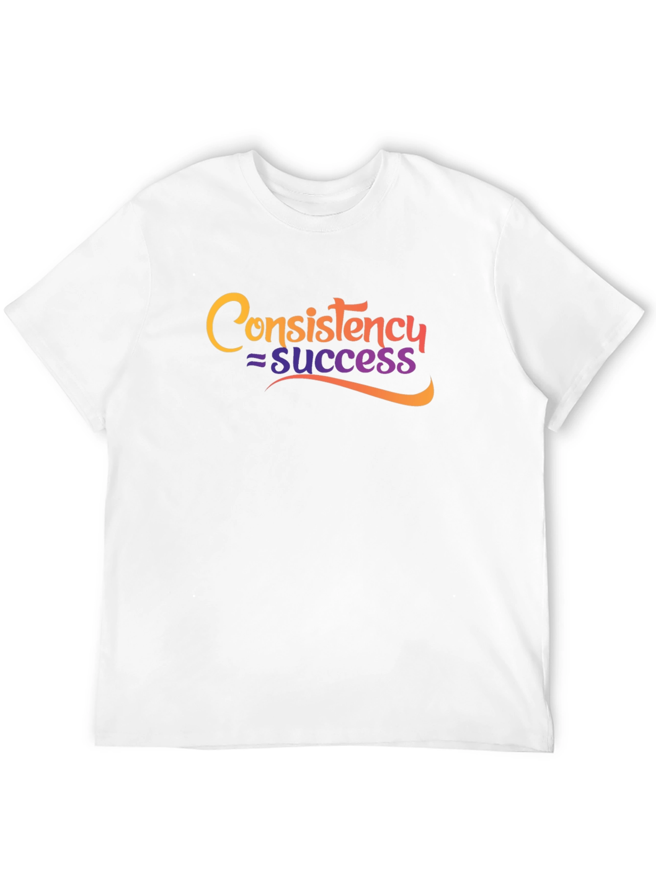 Black Consistency = Success Graphic T-Shirt view 12