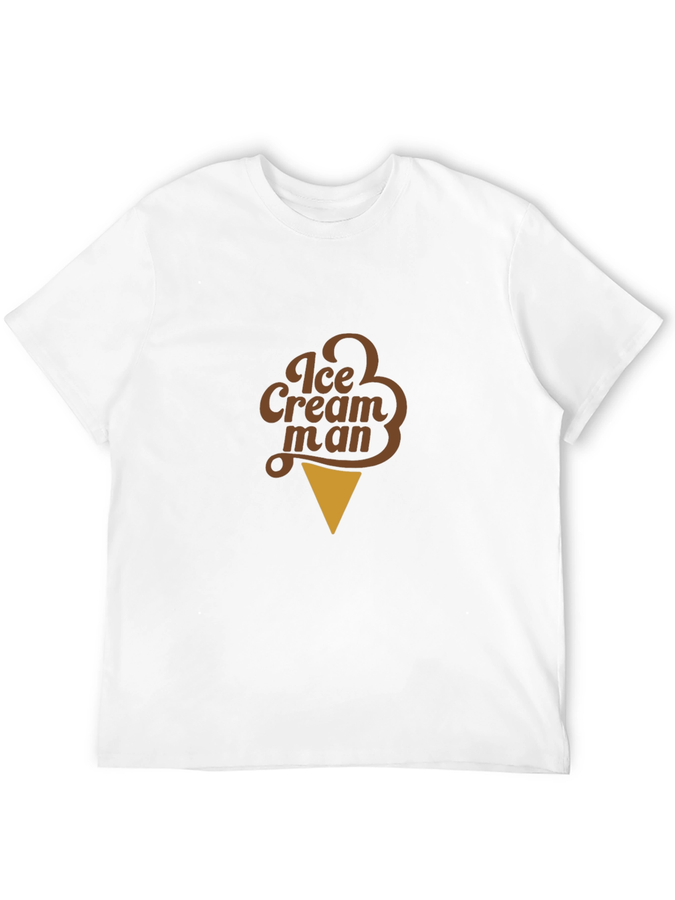 Black Ice Cream Man T-Shirt - Novelty Graphic Tee view 12
