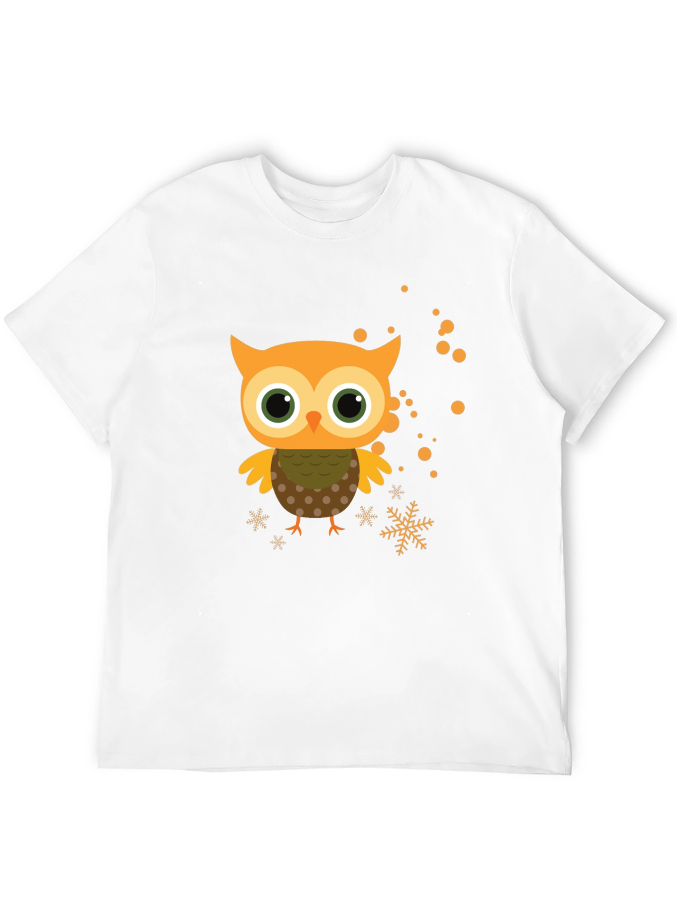 Black Cute Owl Graphic Tee - Black Short Sleeve Shirt view 12