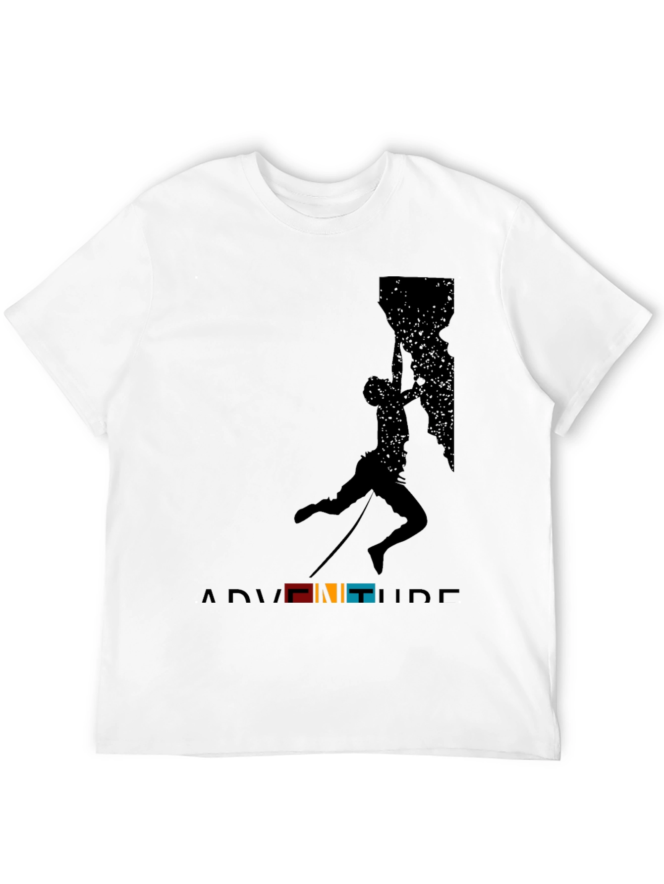Black Adventure Climbing Graphic Tee view 12