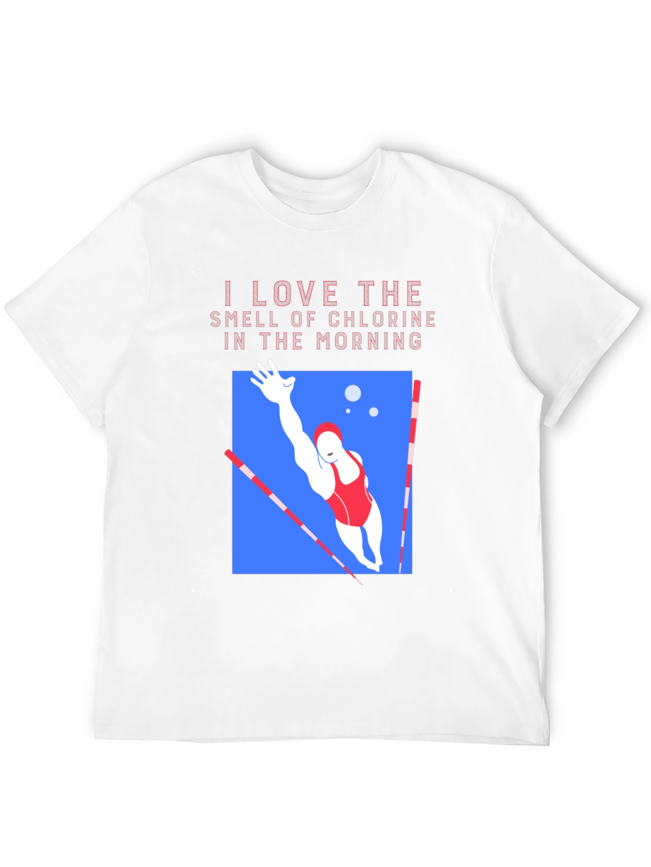 Chlorine Smell Swimmer Graphic T-Shirt - 12
