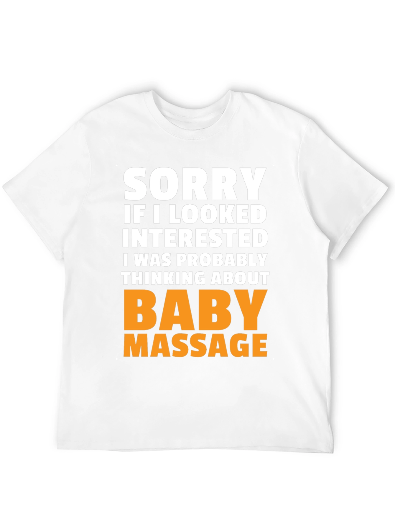 Black Funny Baby Massage T-Shirt - Novelty Gift view 12