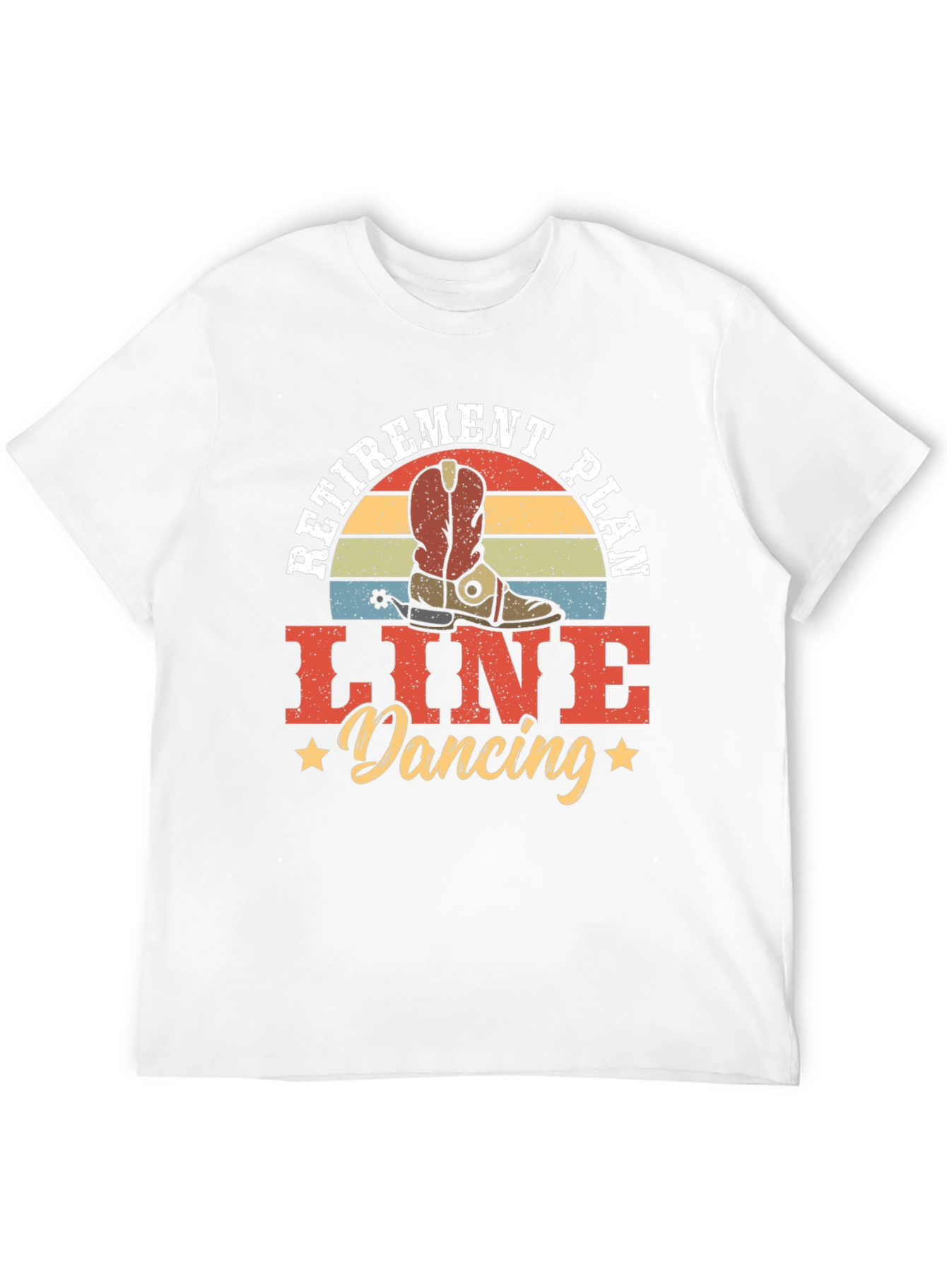 Black Retirement Plan Line Dancing T-Shirt view 12