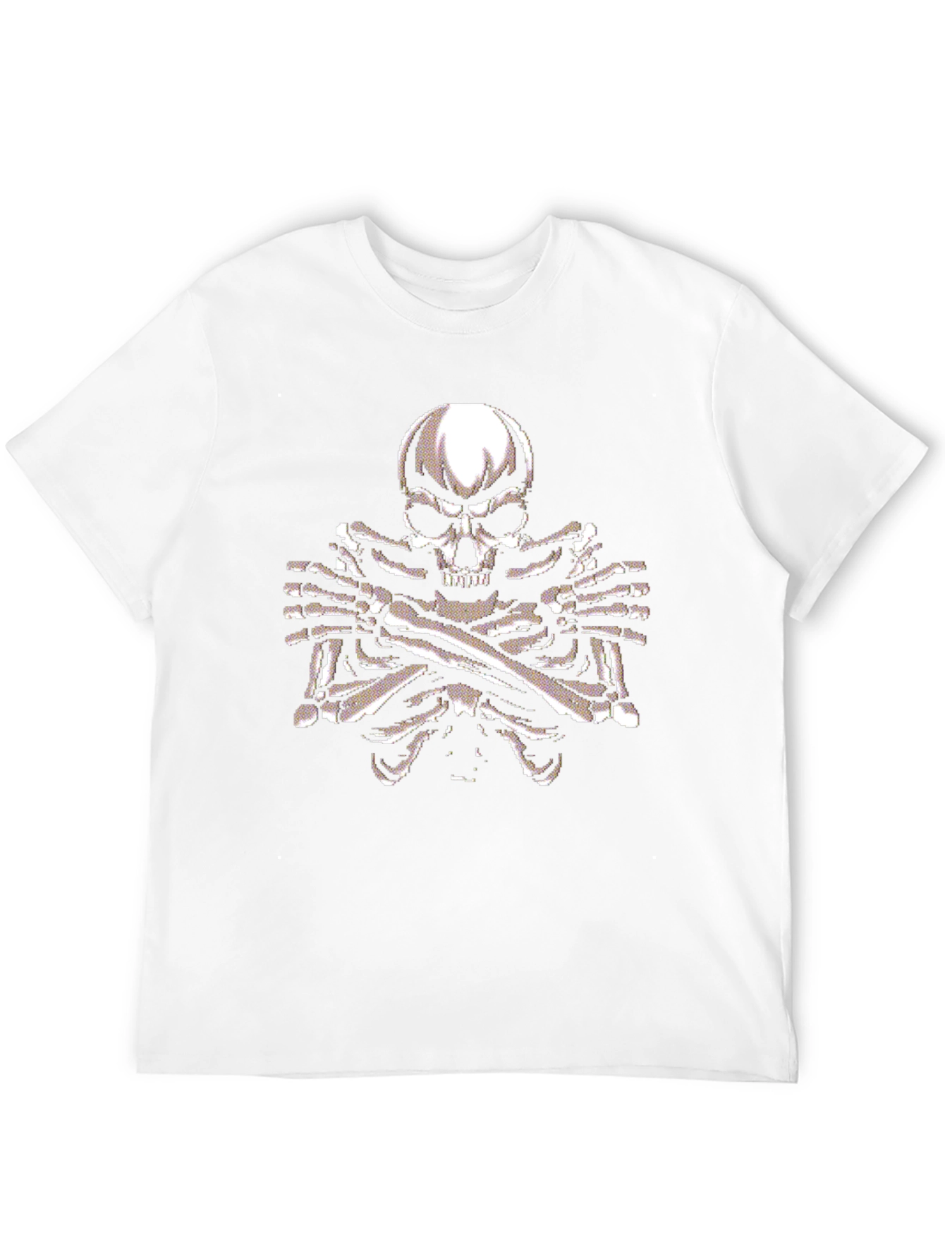 Black Skull & Crossbones Graphic Tee - Black view 12