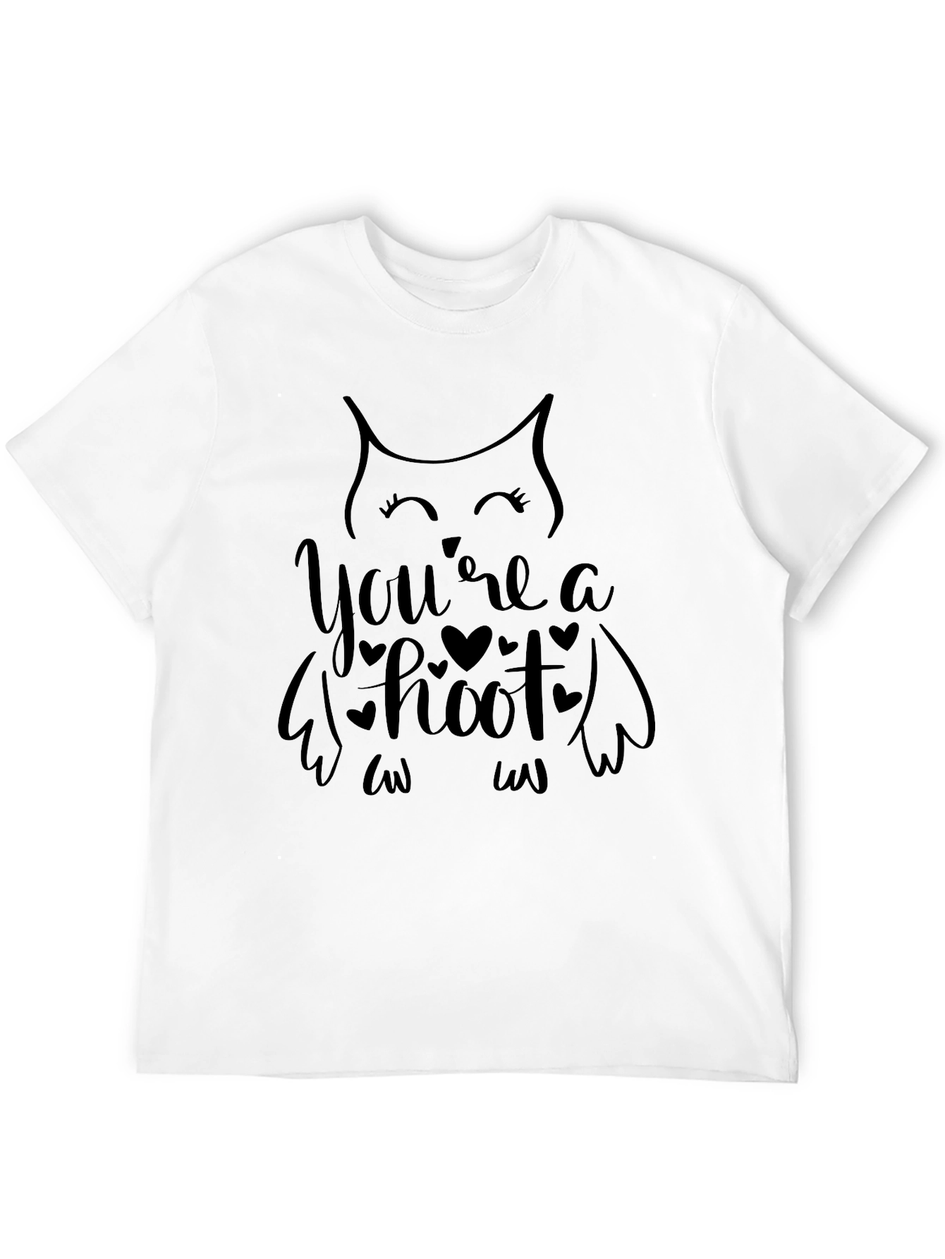 Black You're A Hoot Owl T-Shirt - Valentines Gift view 12