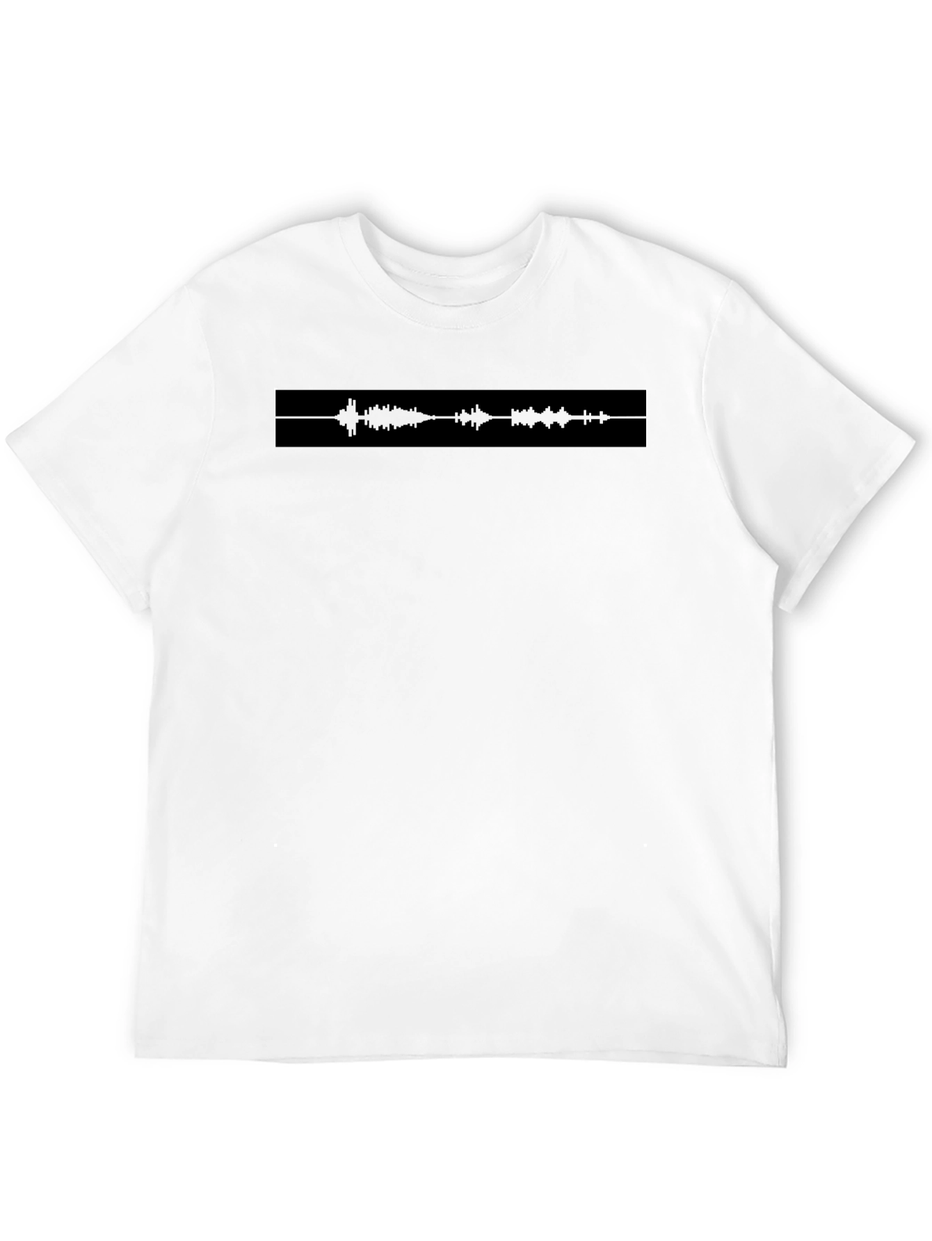 Black Soundwave Black Tee - Stylish and Unique view 12