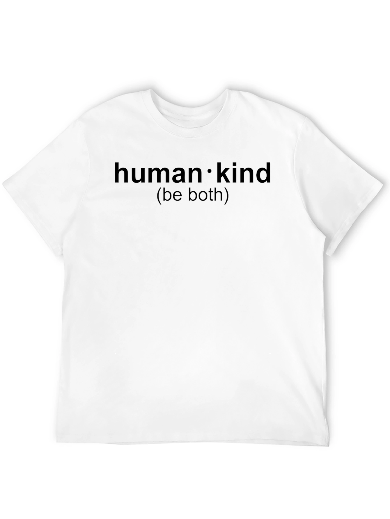 Black Human Kind Be Both Black Tee view 12