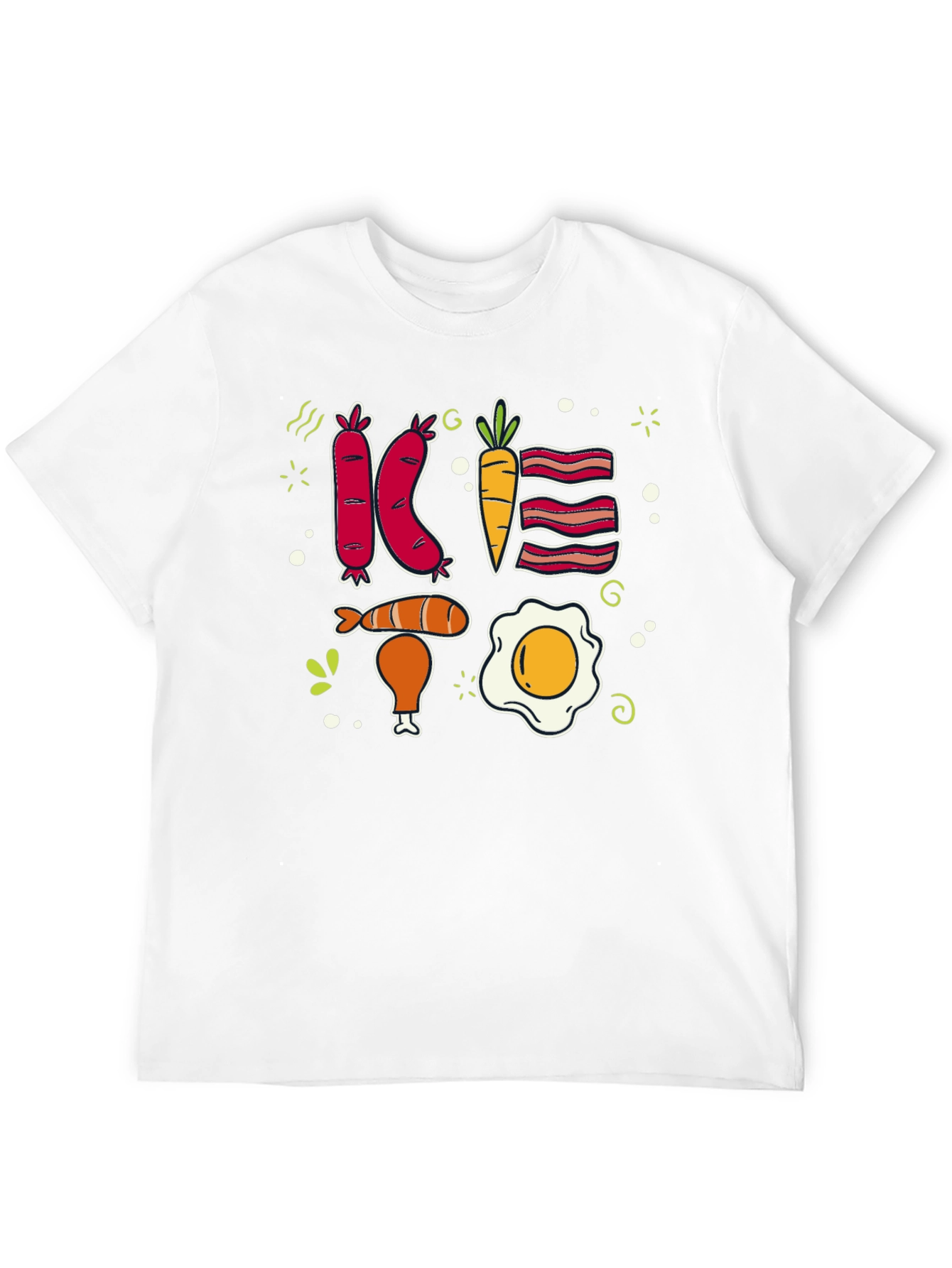 Black Breakfast Lover T-Shirt view 12