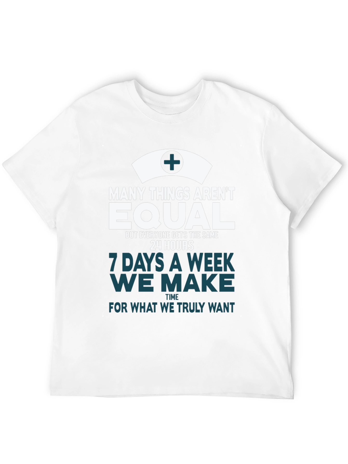 Black Nurse Life T-Shirt - Many Things Aren't Equal view 12