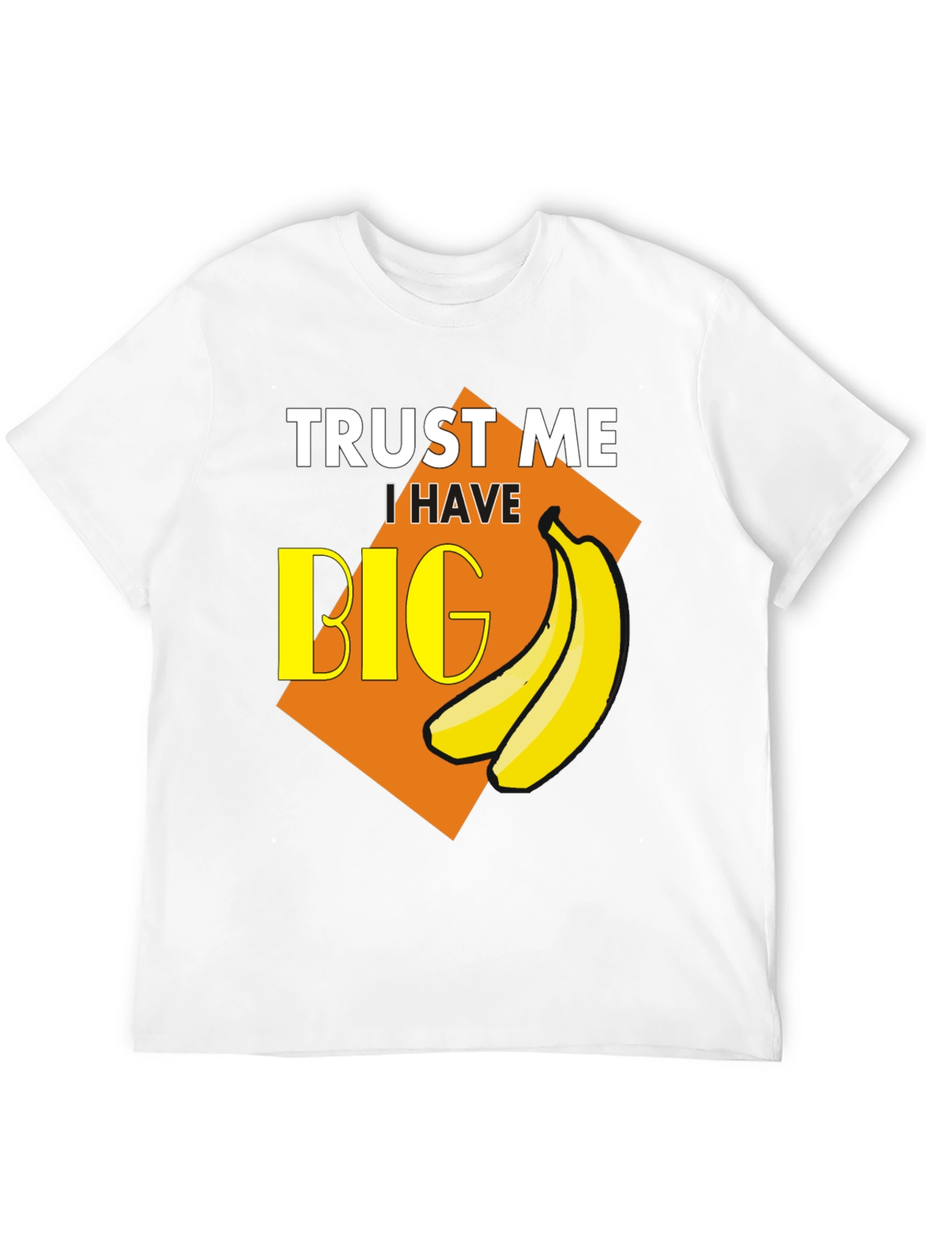 Black Trust Me I Have Big Bananas T-Shirt view 12