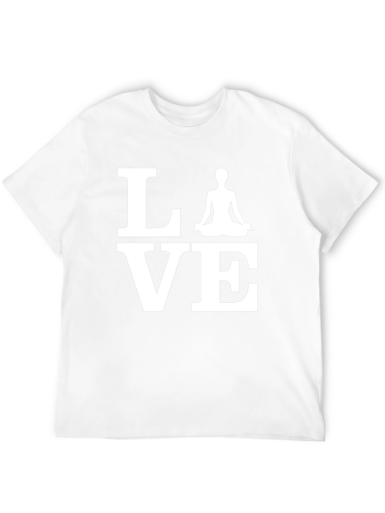 Black Yoga Love Graphic Tee - Meditate in Style! view 12