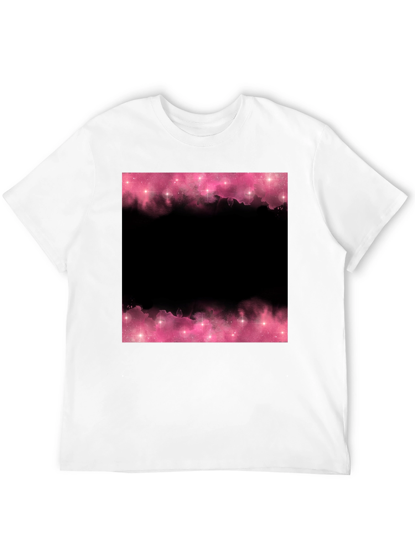 Black Pink Galaxy Black T-Shirt view 12