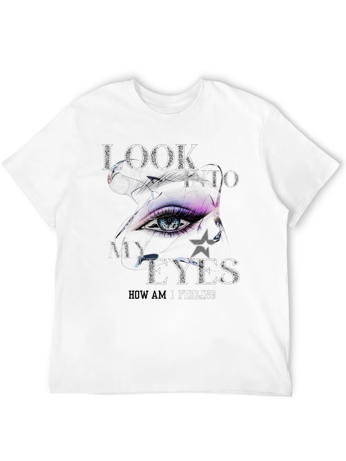 Black Eye Graphic T-Shirt - Look Into My Eyes Tee view 12