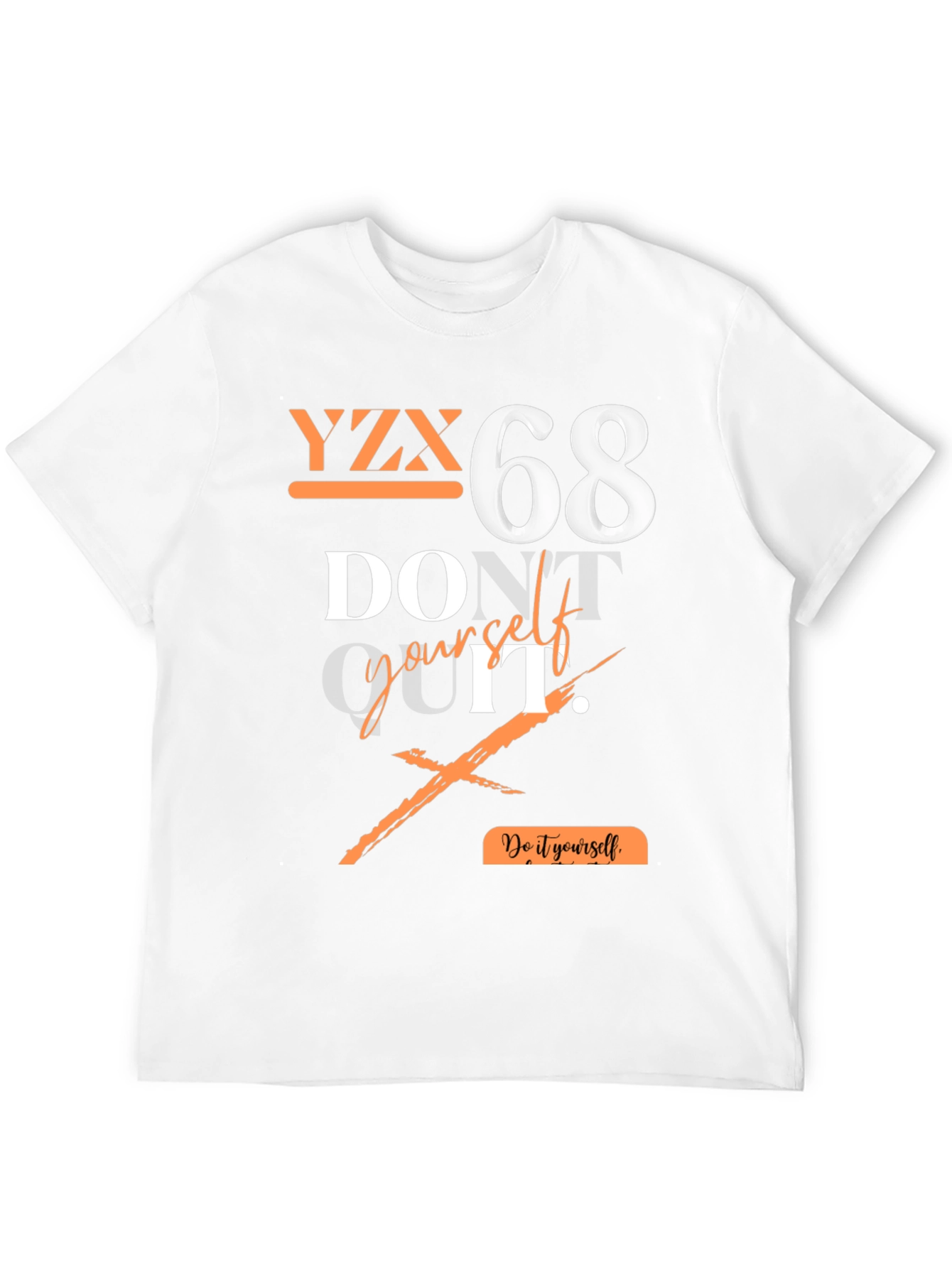 Black YZX 68 Graphic Print T-Shirt - Do It Yourself view 12