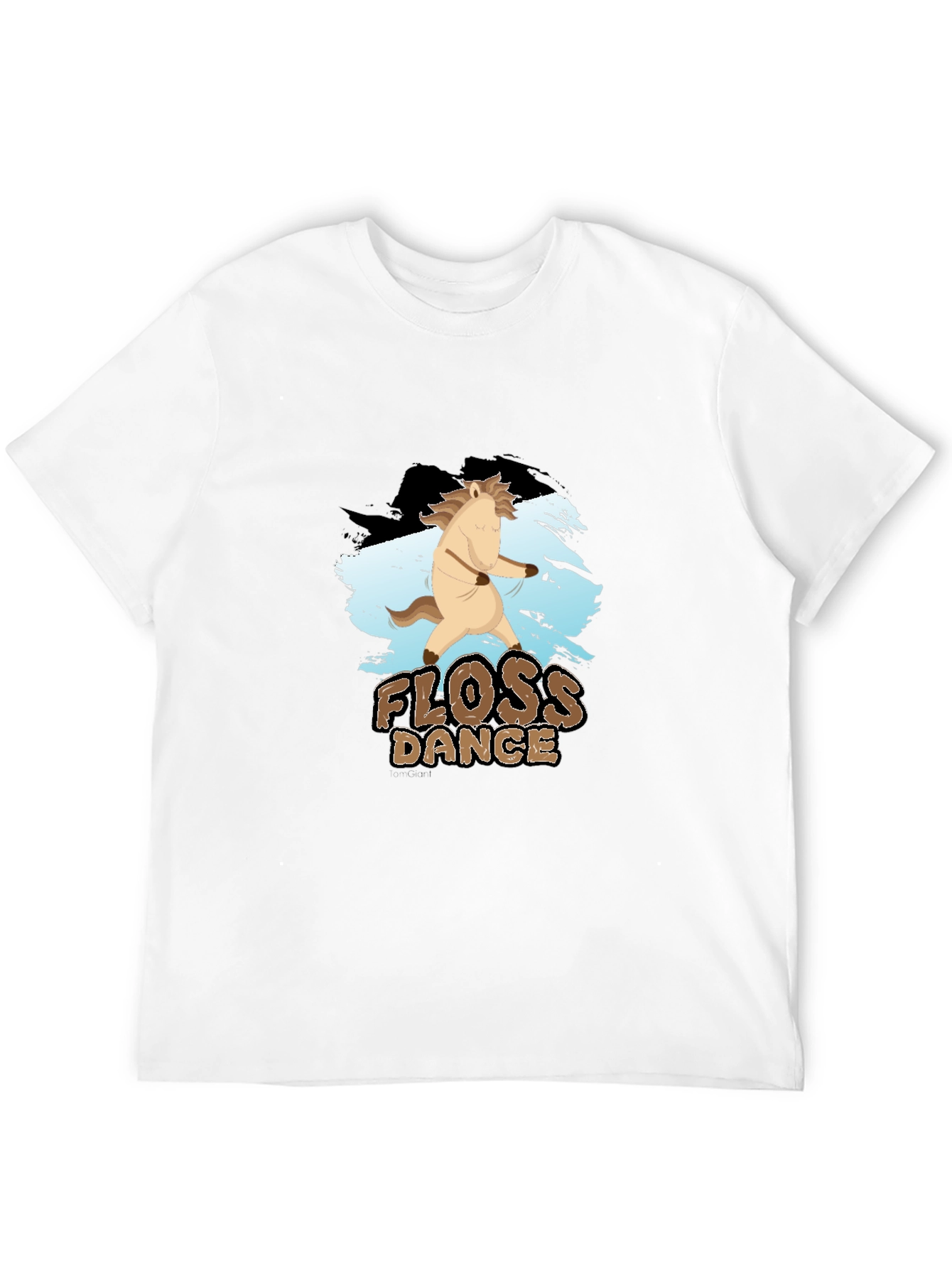 Black Floss Dance Horse T-Shirt, Funny Graphic Tee view 12