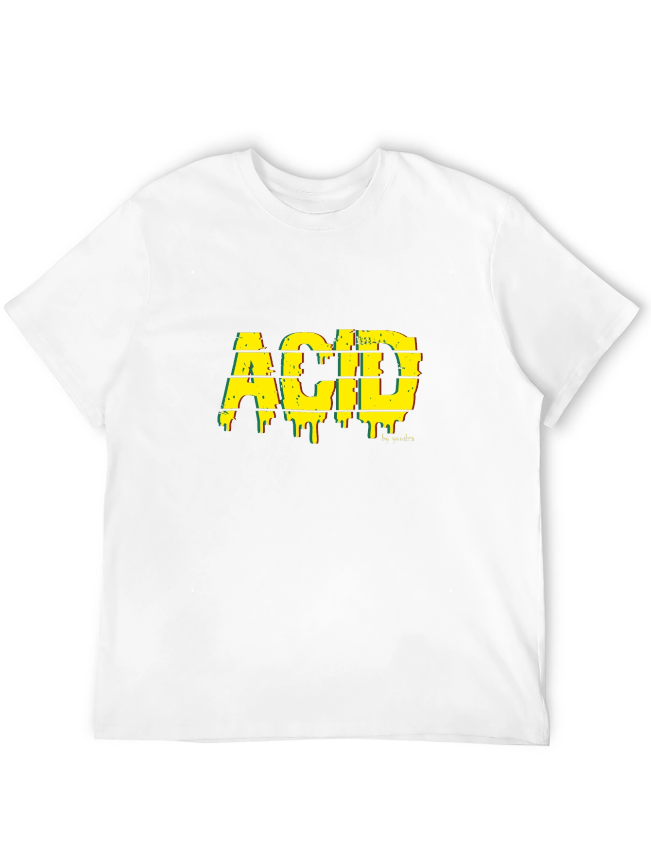 Black Acid Graphic Black Tee - Stylish Streetwear view 12