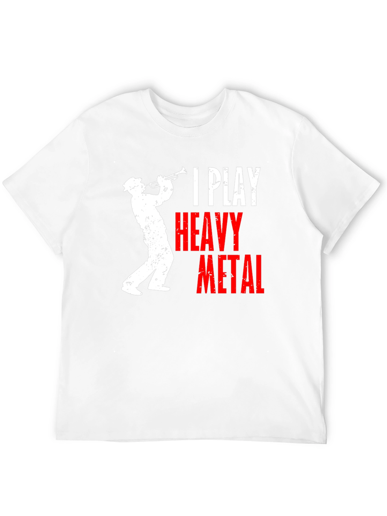 Black I Play Heavy Metal T-Shirt - Musician Humor Tee view 12