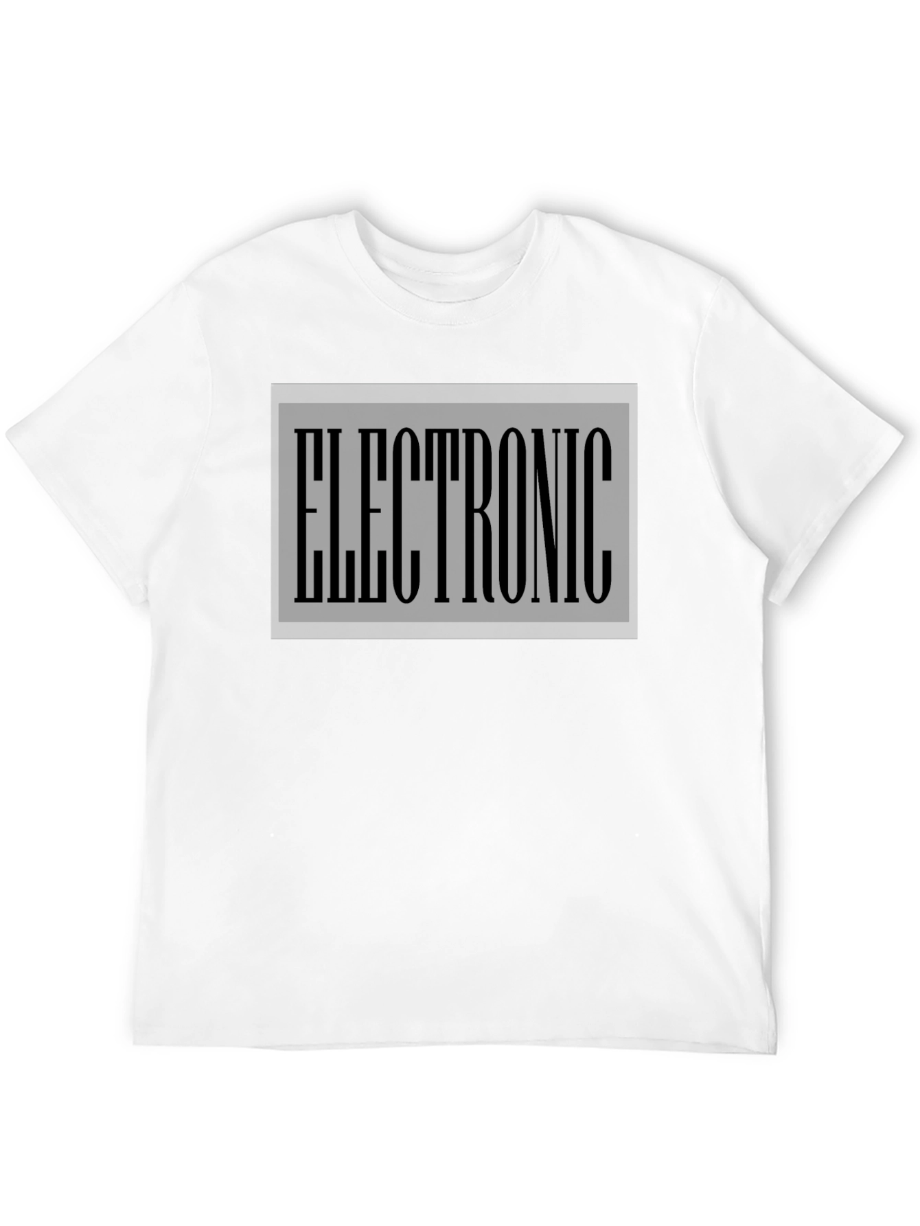 Black Electronic Print Black T-Shirt view 12