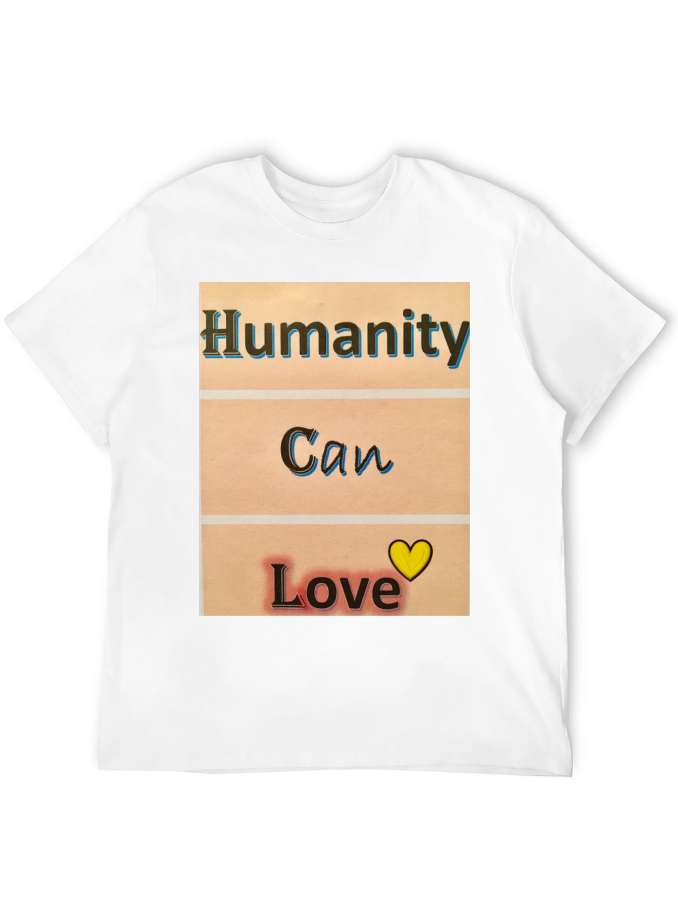 Black Humanity Can Love T-Shirt - Black view 12