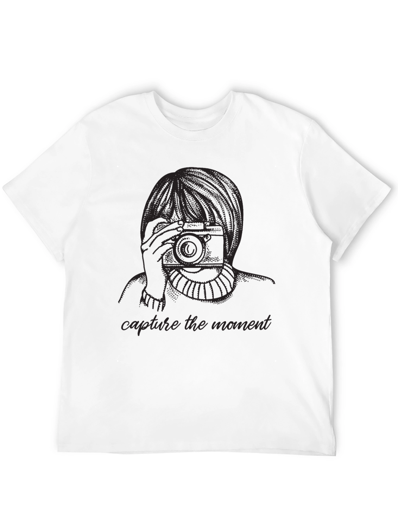 Black Capture the Moment Graphic Tee - Unisex view 12