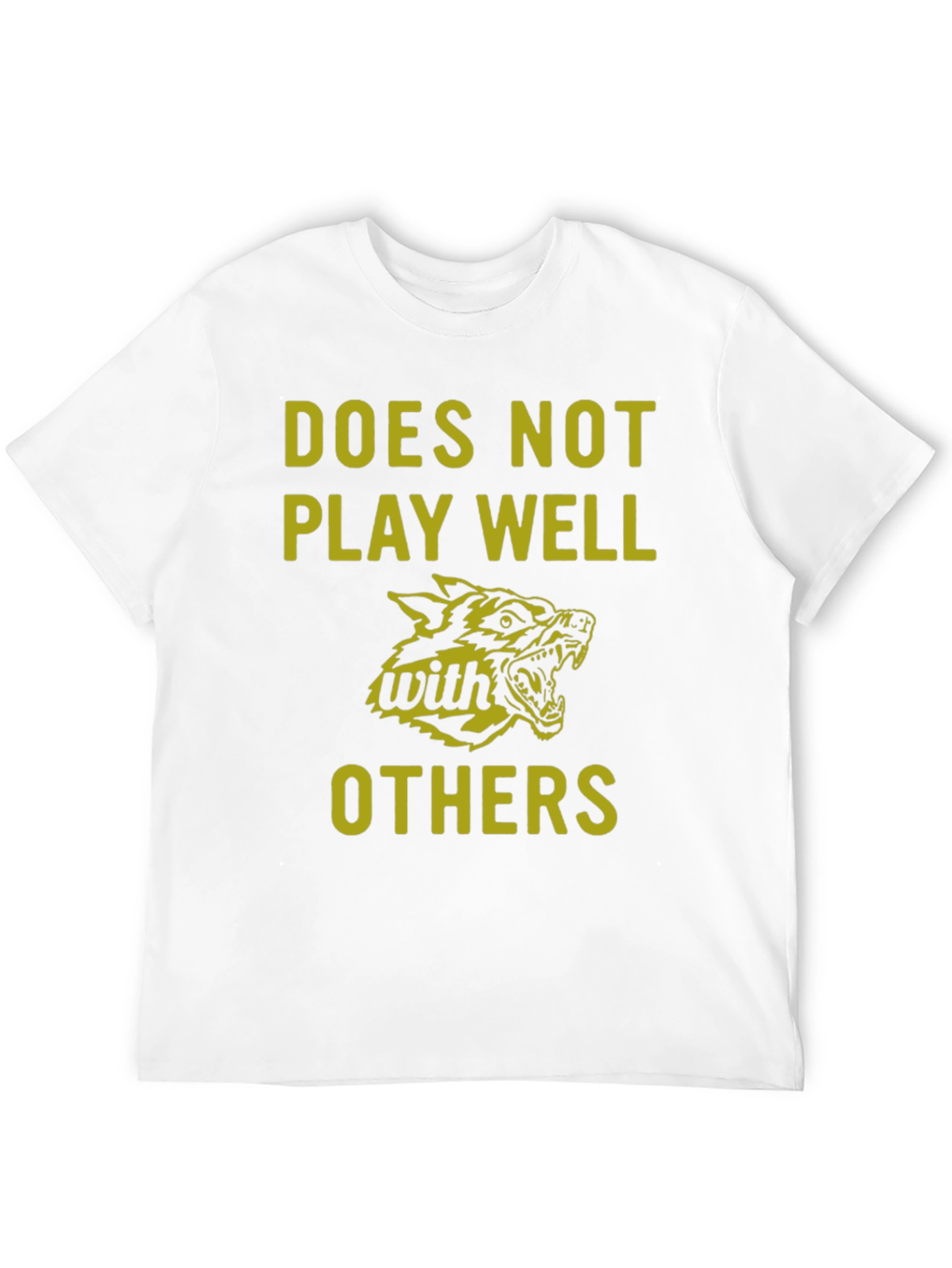 Black Does Not Play Well With Others Graphic Tee view 12