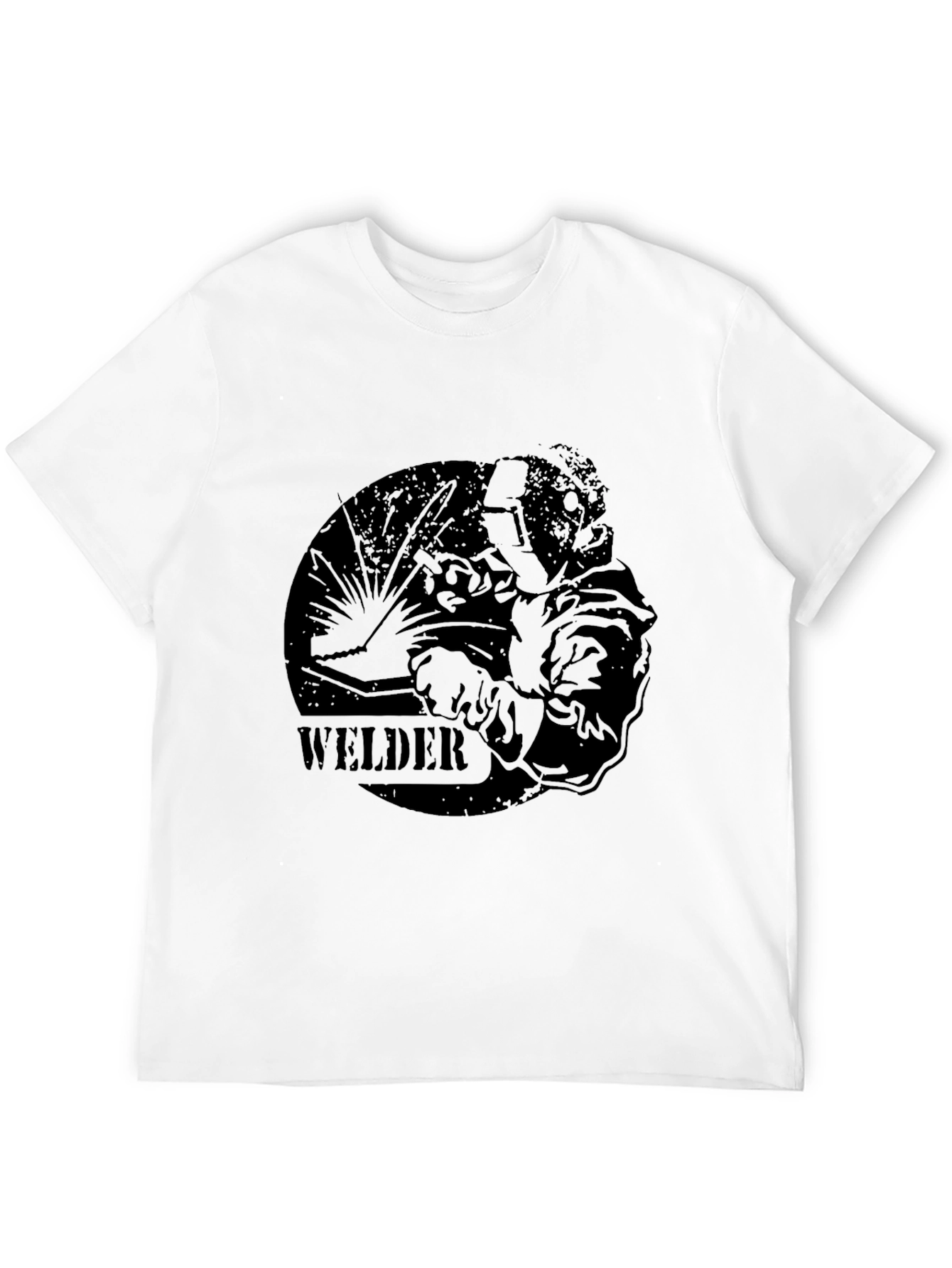 Black Welder Graphic T-Shirt - Black Tee view 12