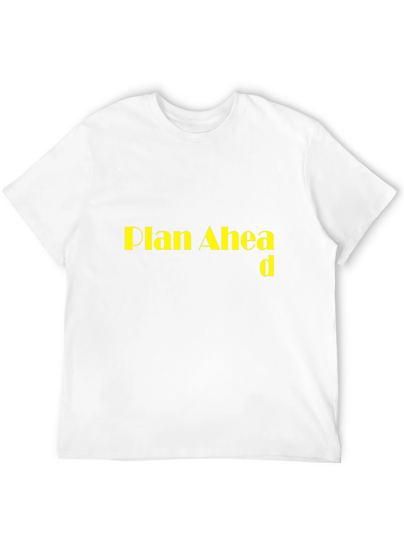 Black Plan Ahead Black T-Shirt view 12