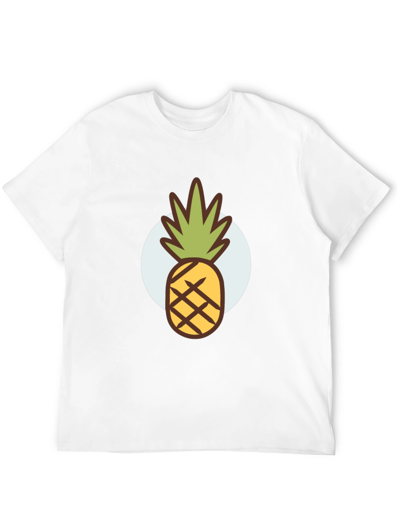 Black Pineapple Graphic Tee - Stylish Men's Black T-Shirt view 12