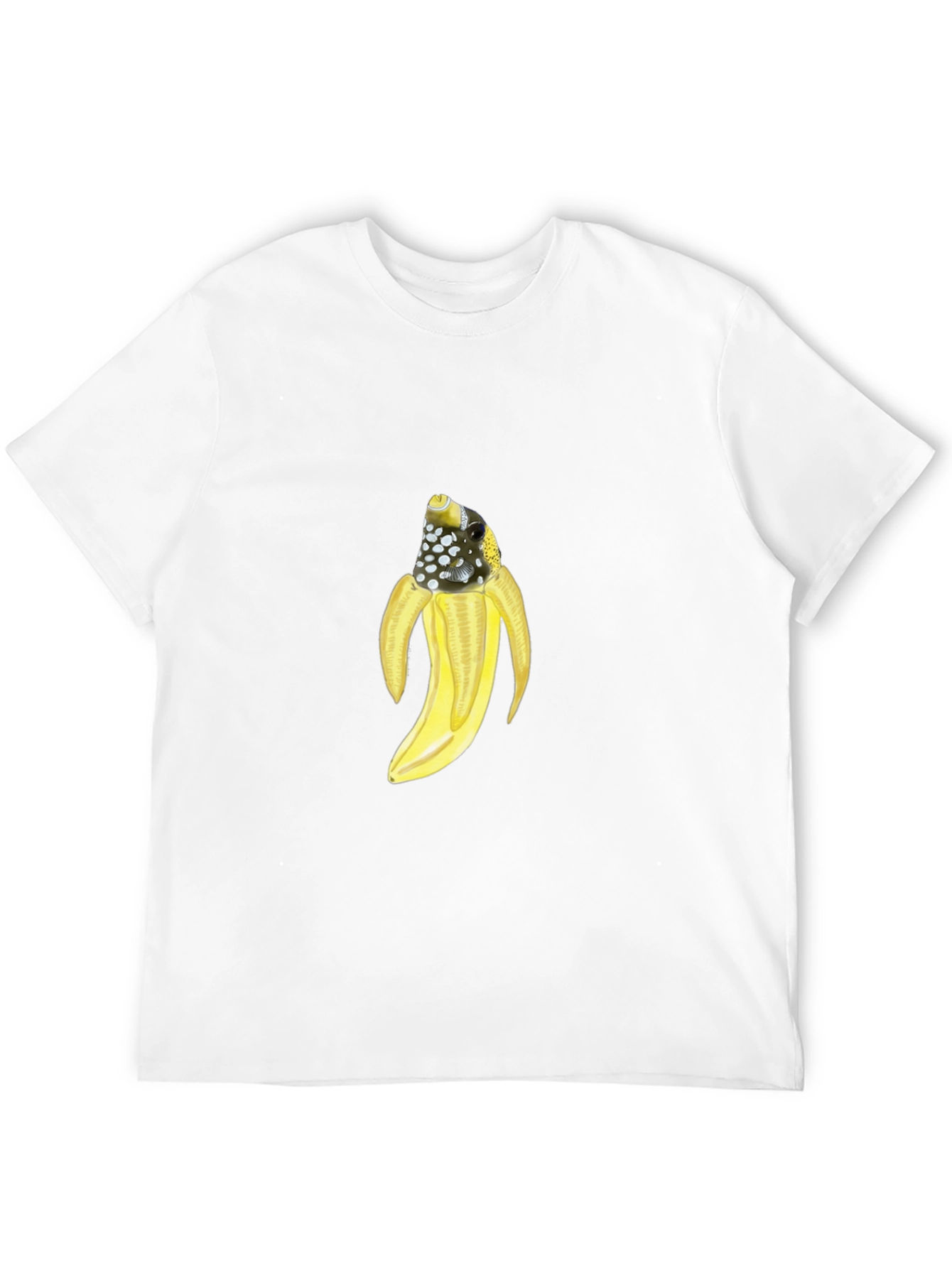 Black Banana Fish T-Shirt - Quirky Graphic Tee view 12