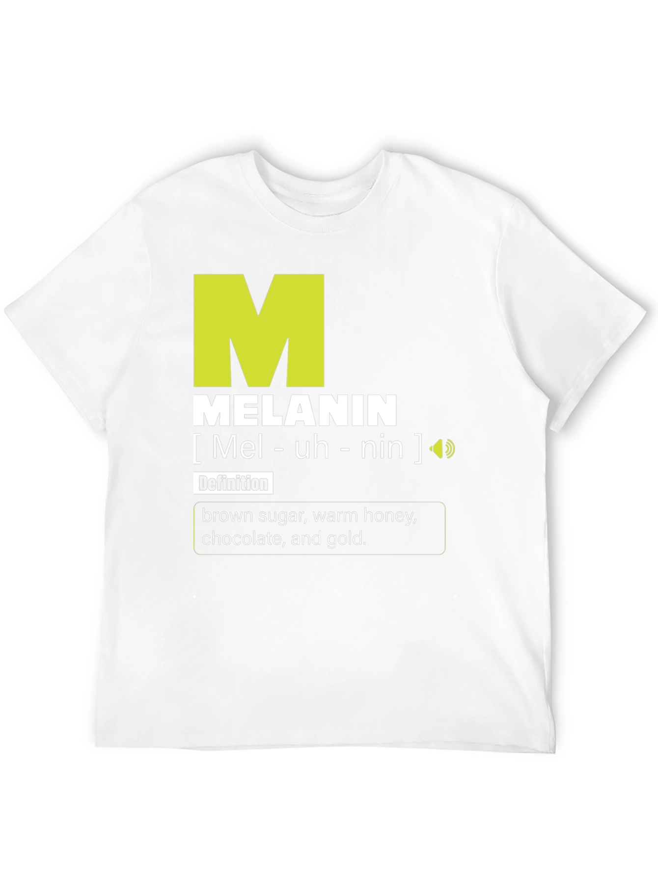Black Melanin Definition Graphic T-Shirt view 12