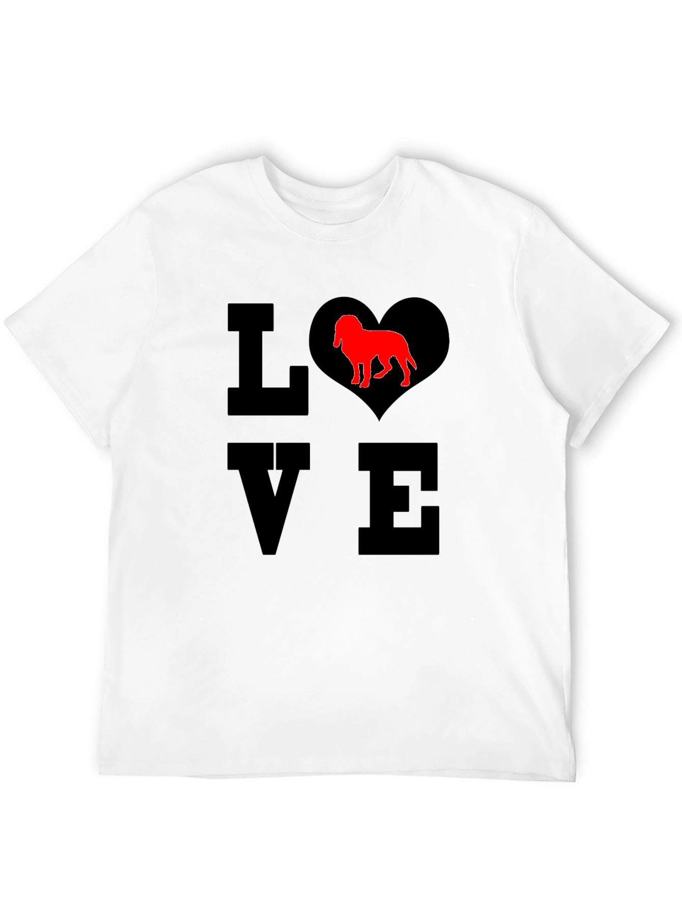Black Love Dog Breed T-Shirt - Stylish Graphic Tee for Pet Lovers view 12