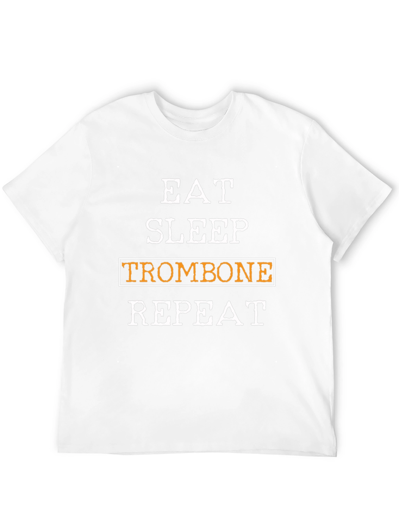 Black Eat Sleep Trombone Repeat T-Shirt view 12