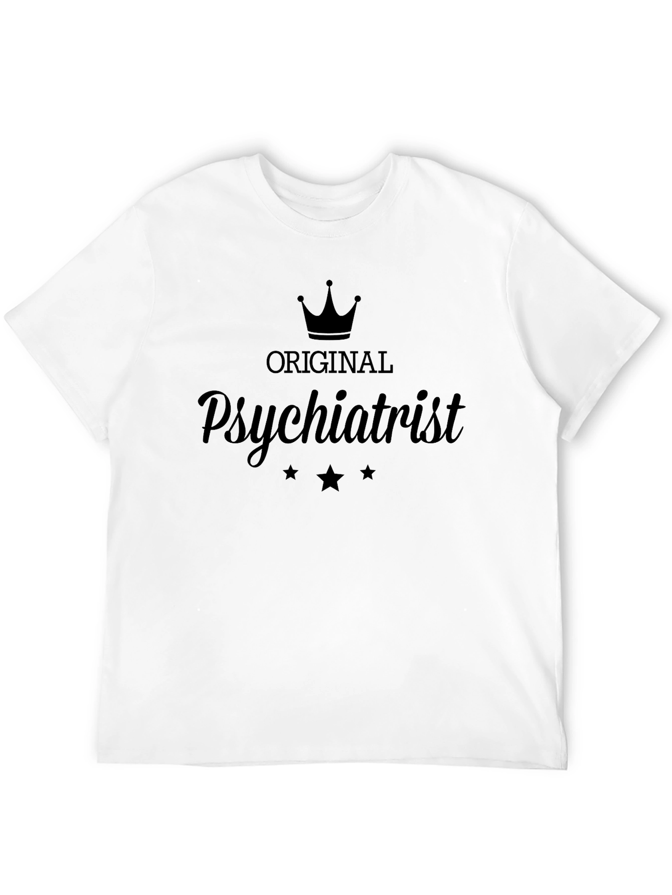 Original Psychiatrist Black Graphic T-Shirt - 12