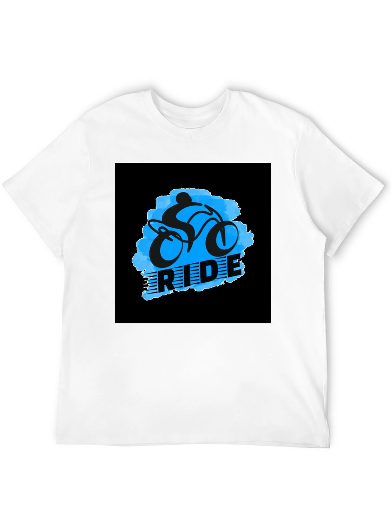 Black Ride Graphic Black T-Shirt view 12