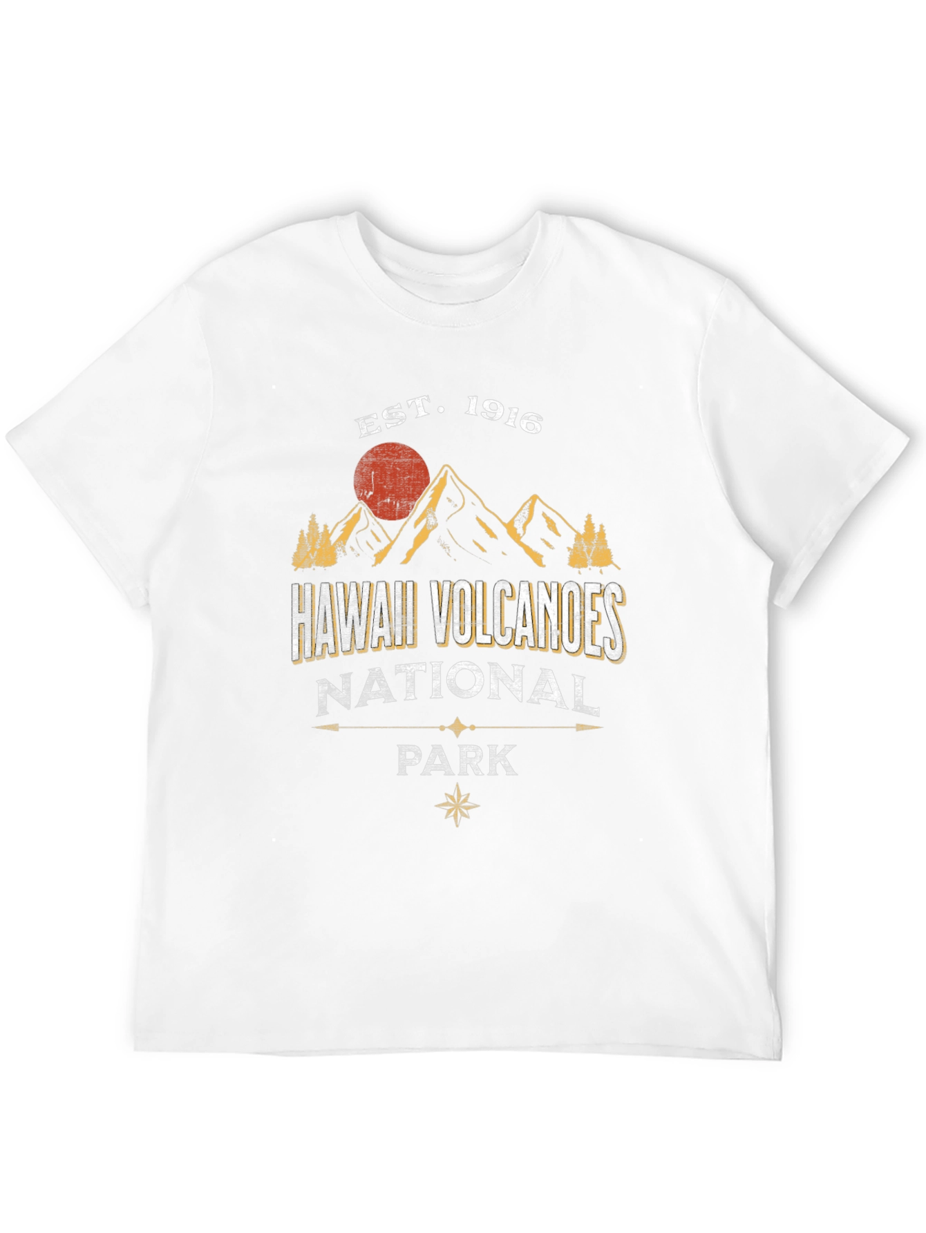 Black Hawaii Volcanoes National Park Graphic Tee view 12