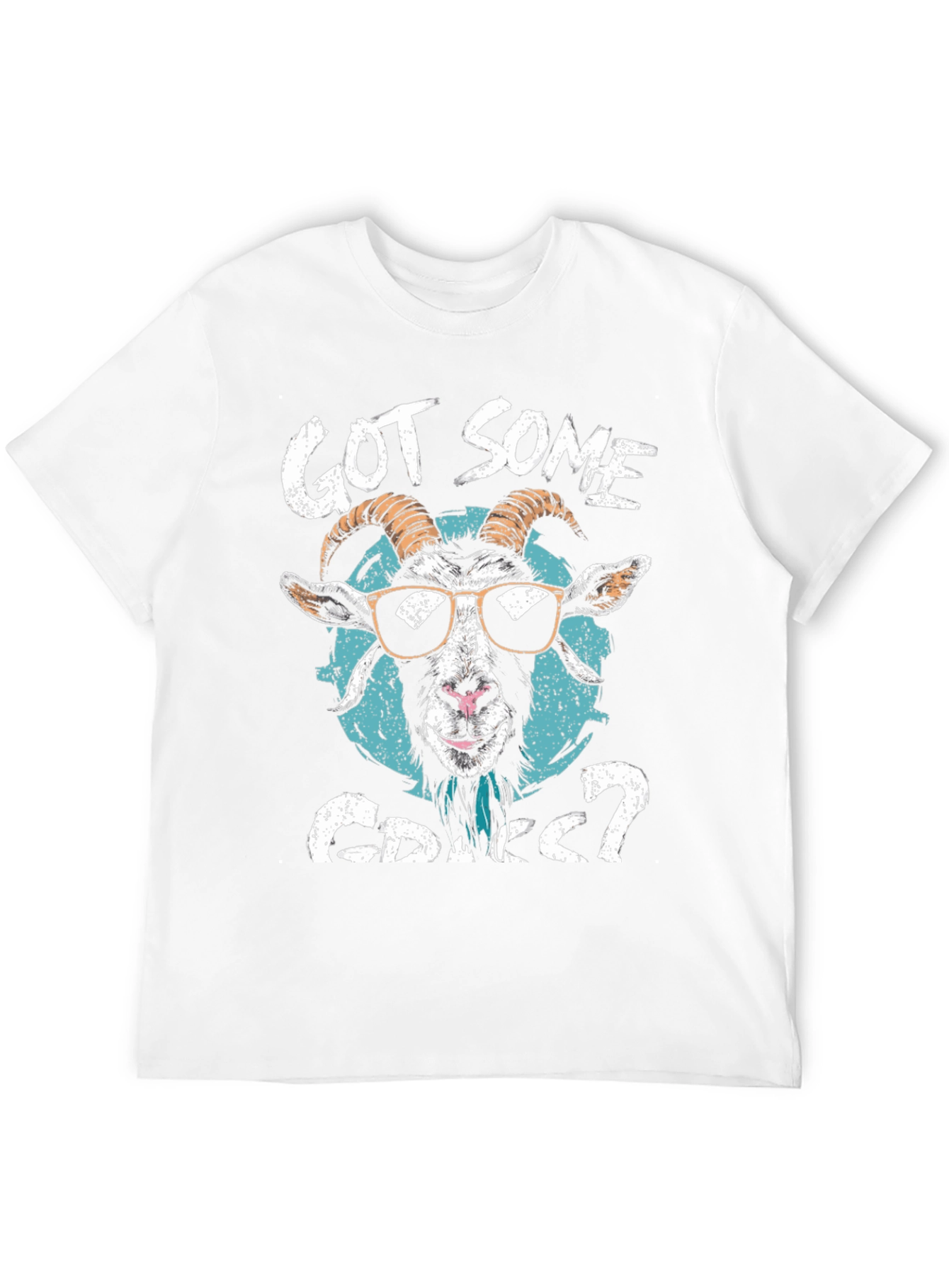 Black Got Some Grass? Goat Graphic Tee view 12