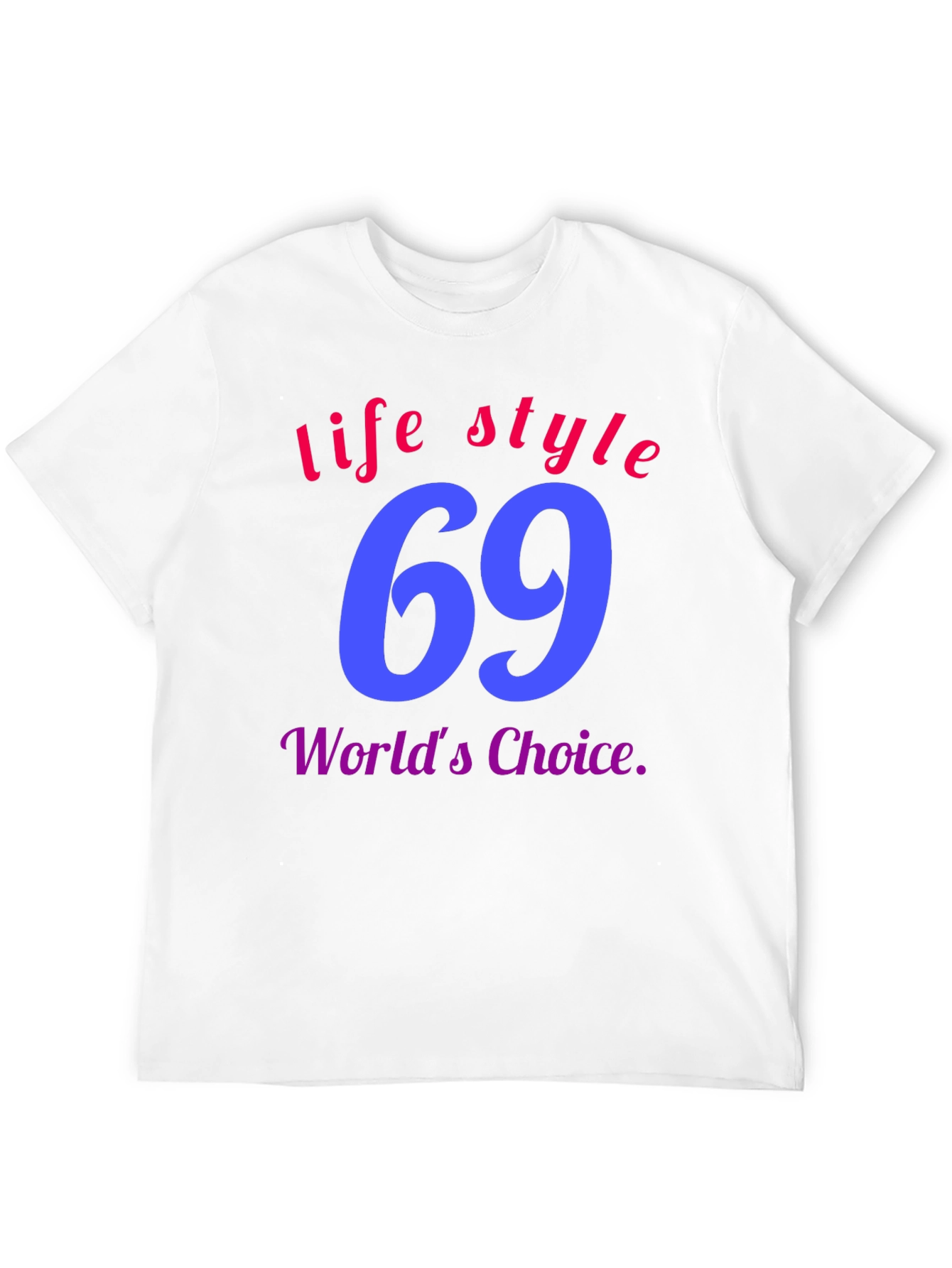 Black Lifestyle 69 T-Shirt - World's Choice view 12