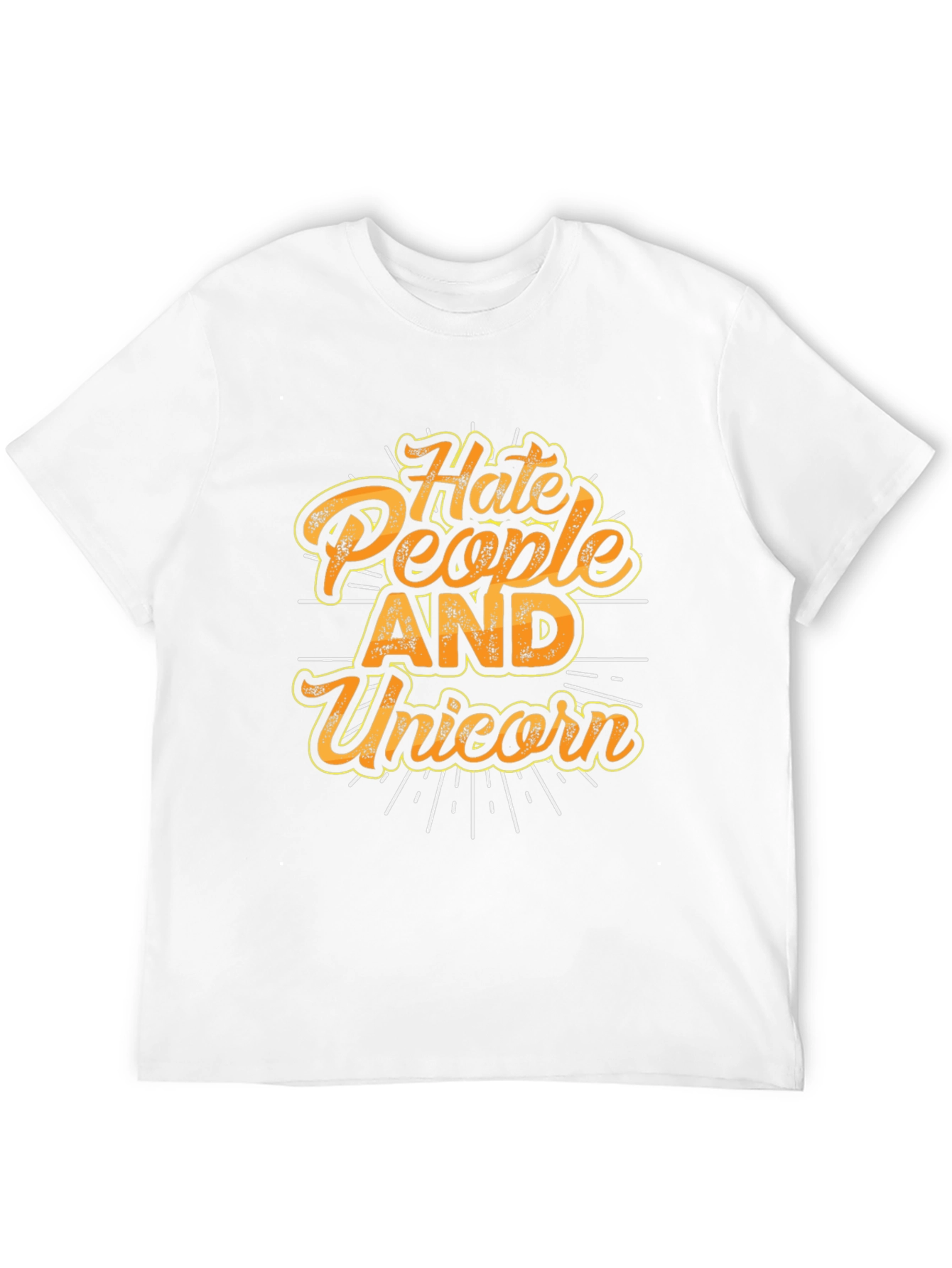 Black Hate People & Unicorns Black Graphic Tee view 12