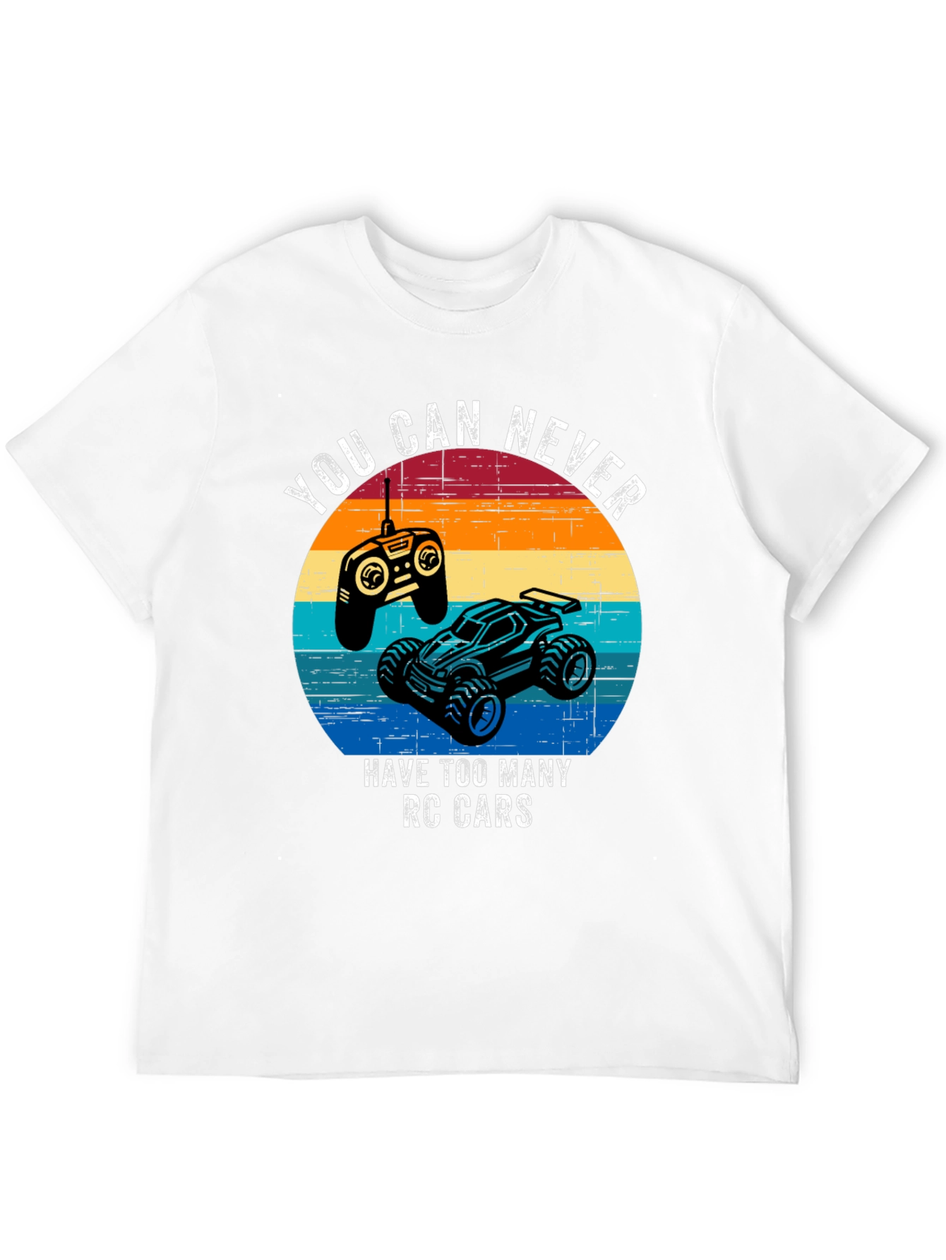 Black RC Cars T-Shirt - Never Too Many RC Cars view 12