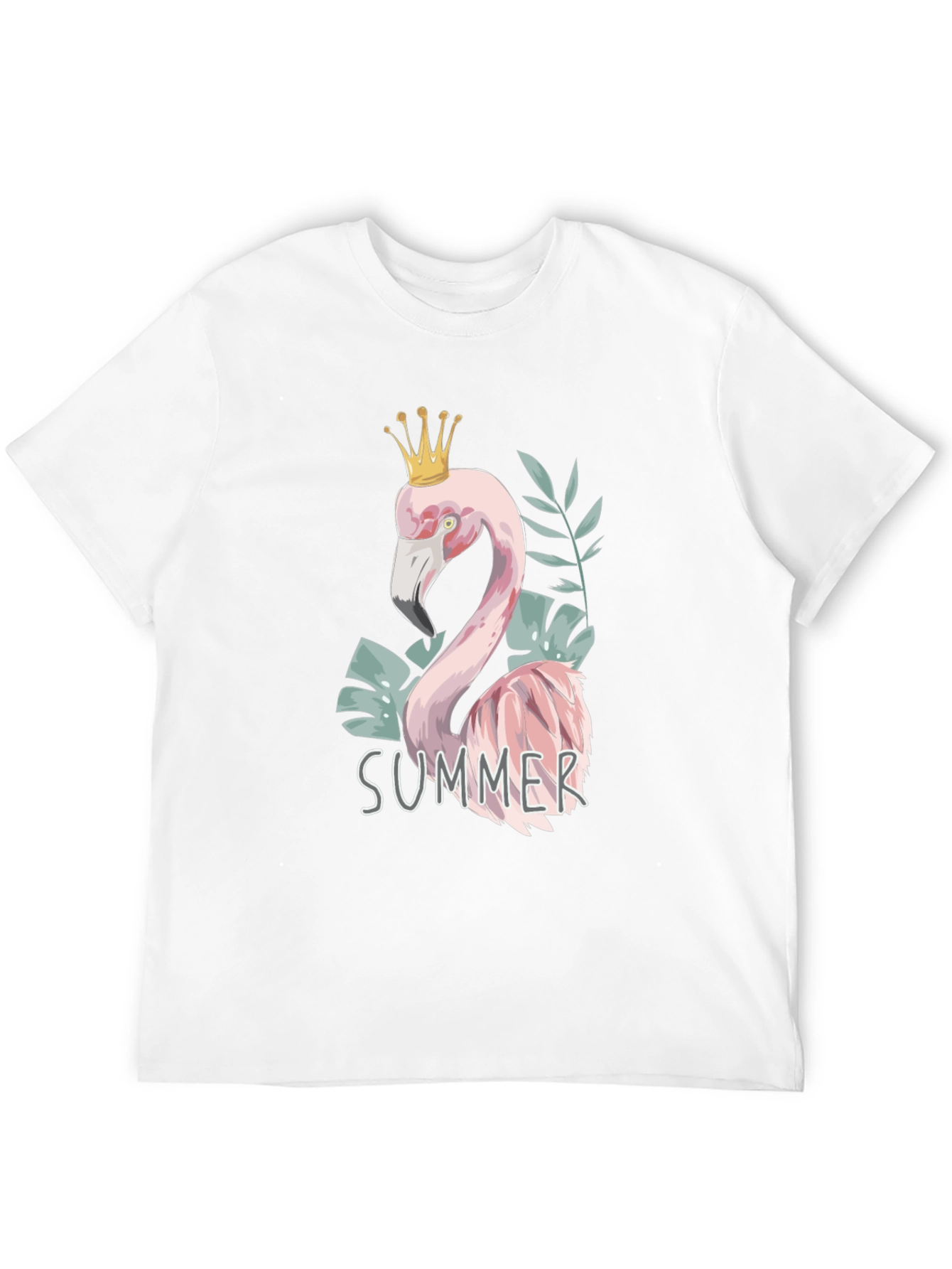Black Summer Flamingo Tee view 12