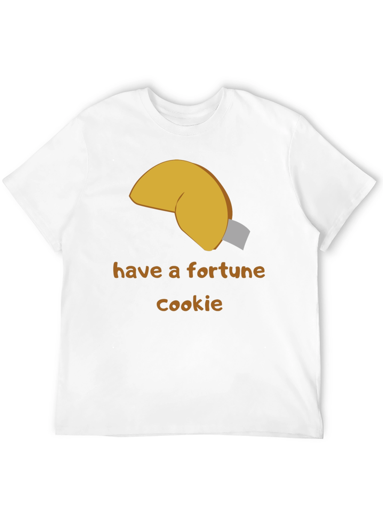Black Fortune Cookie Graphic Tee - Unisex Casual Shirt view 12