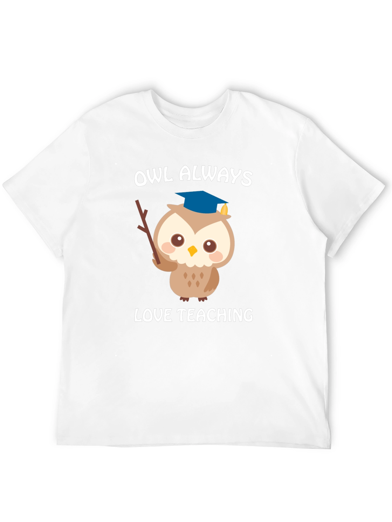 Black Owl Always Love Teaching T-Shirt view 12