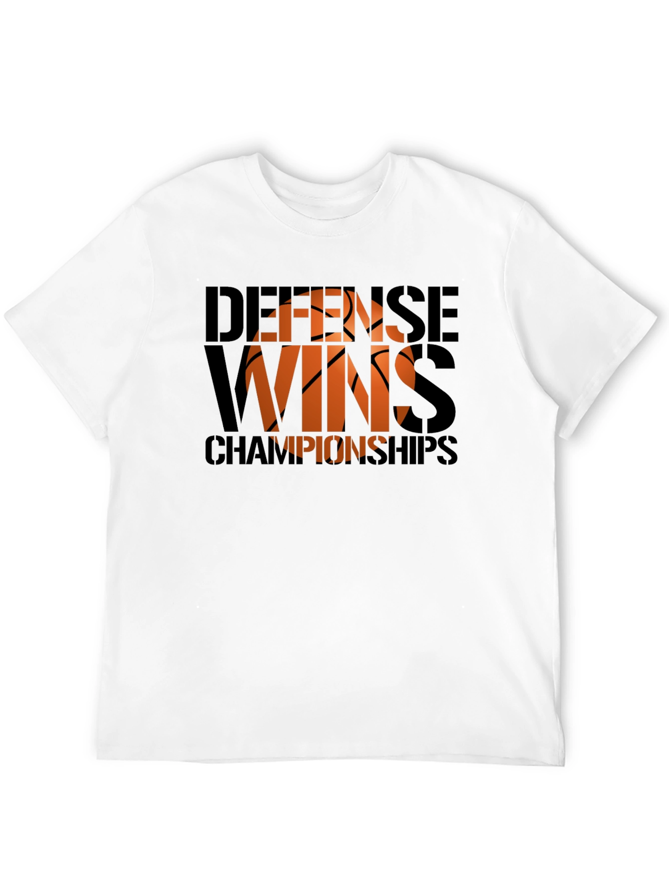 Black Defense Wins Championships Basketball Graphic Tee view 12