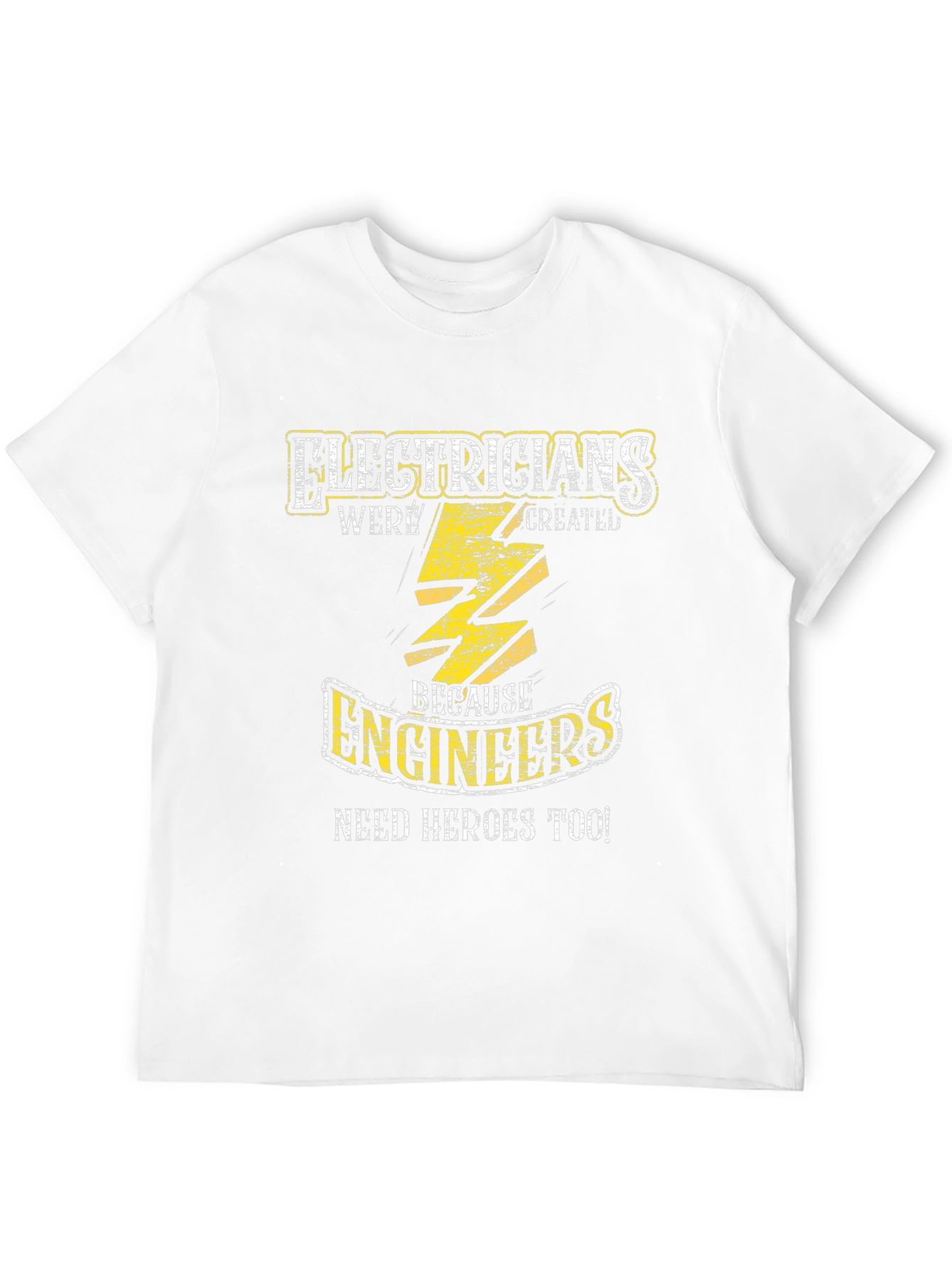 Black Electricians Because Engineers Need Heroes T-Shirt view 12