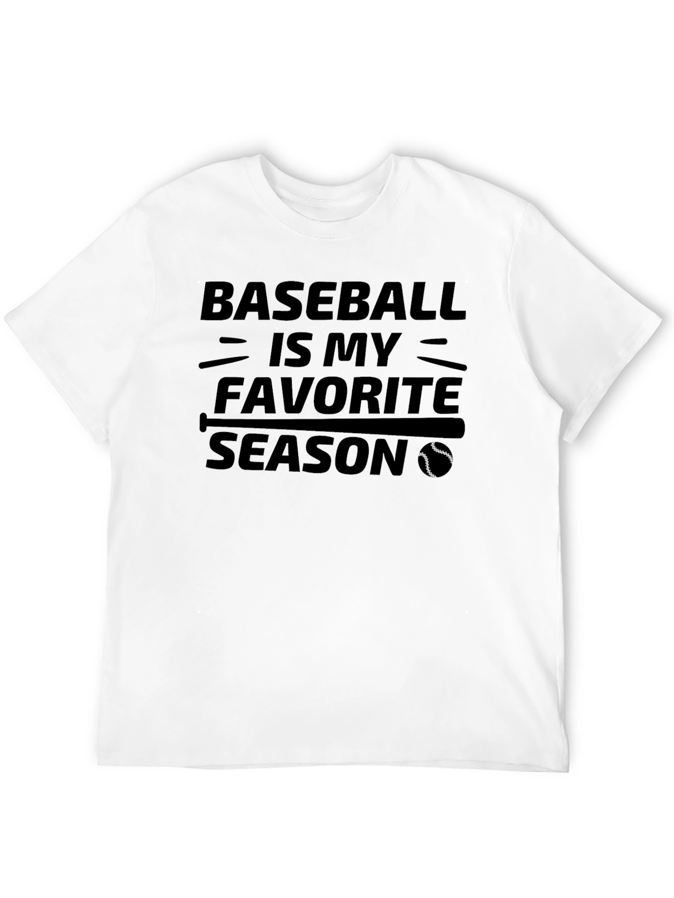 Black Baseball is My Favorite Season Black Graphic Tee view 12