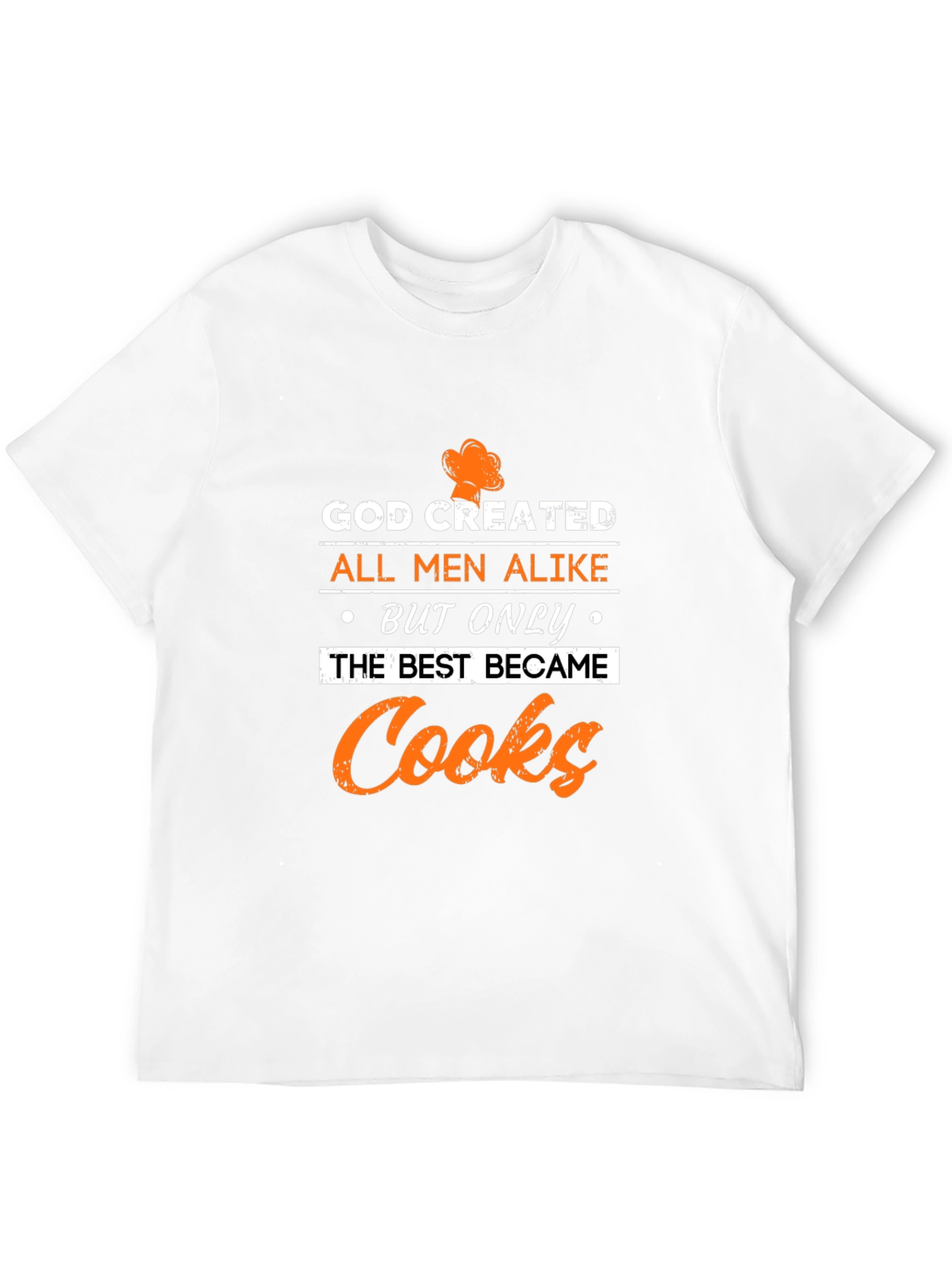 Black God Created Cooks T-Shirt | Funny Chef Apparel view 12