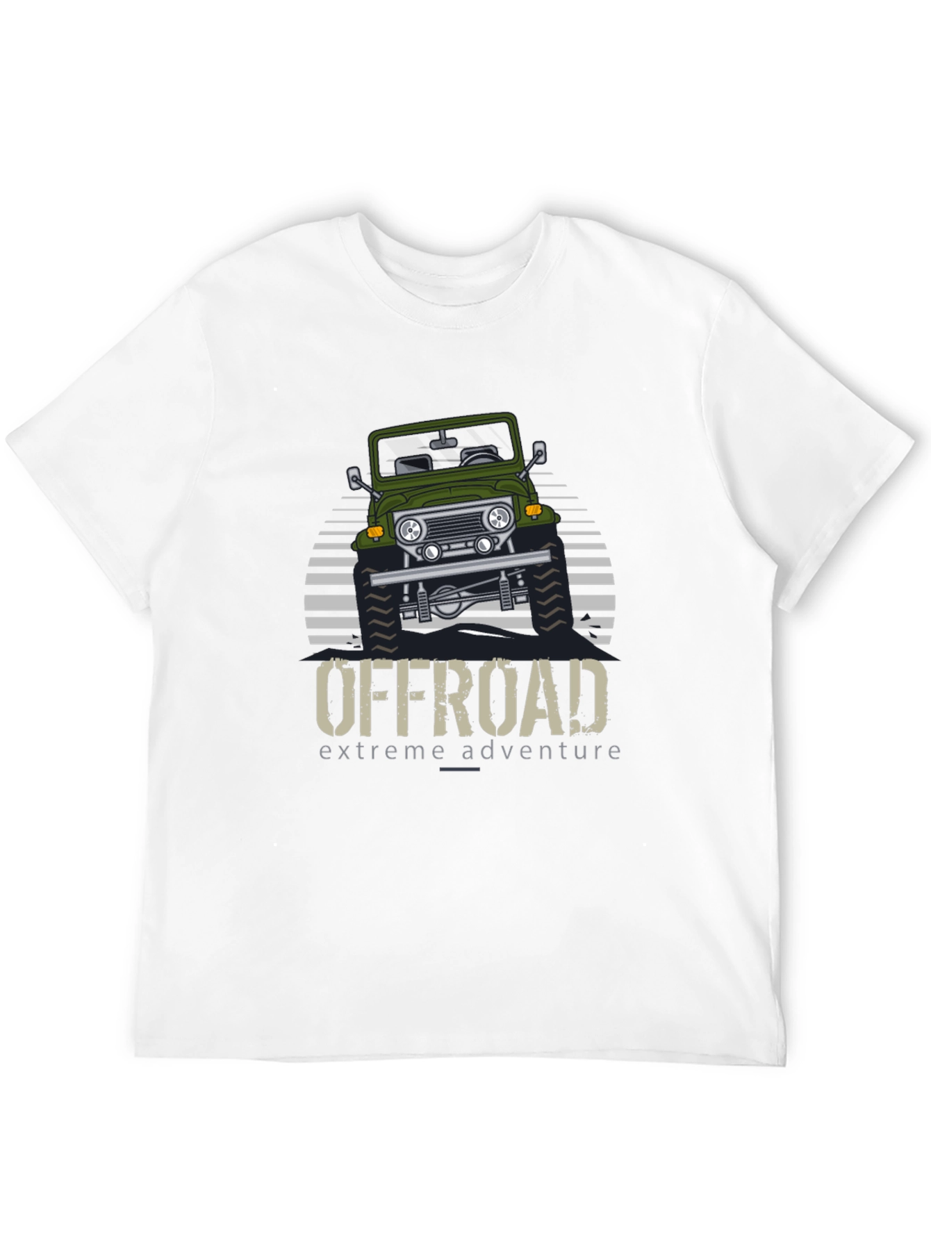 Black Off Road Extreme Adventure Graphic T-Shirt view 12