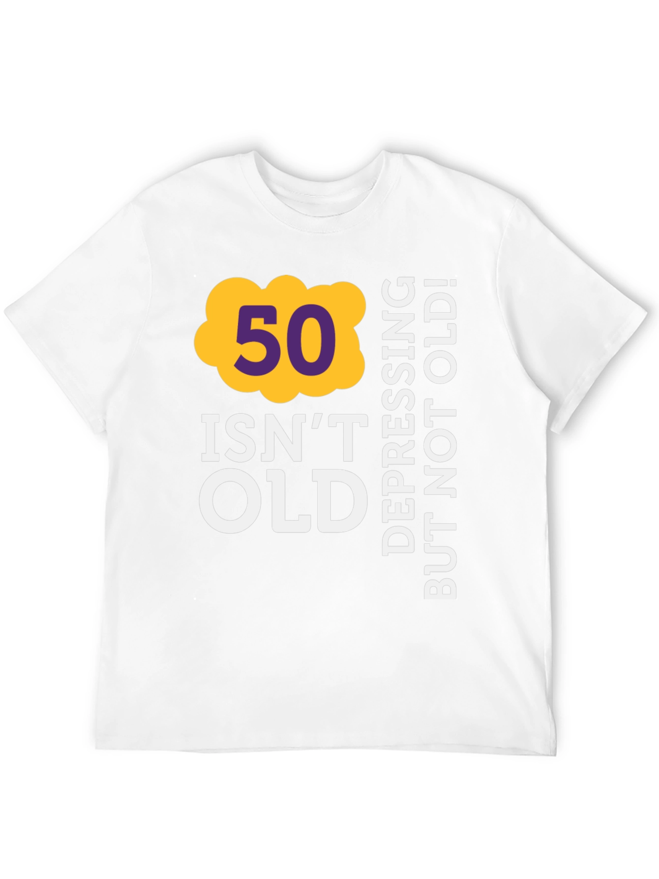 Black Funny 50th Birthday T-Shirt - Not Old! view 12