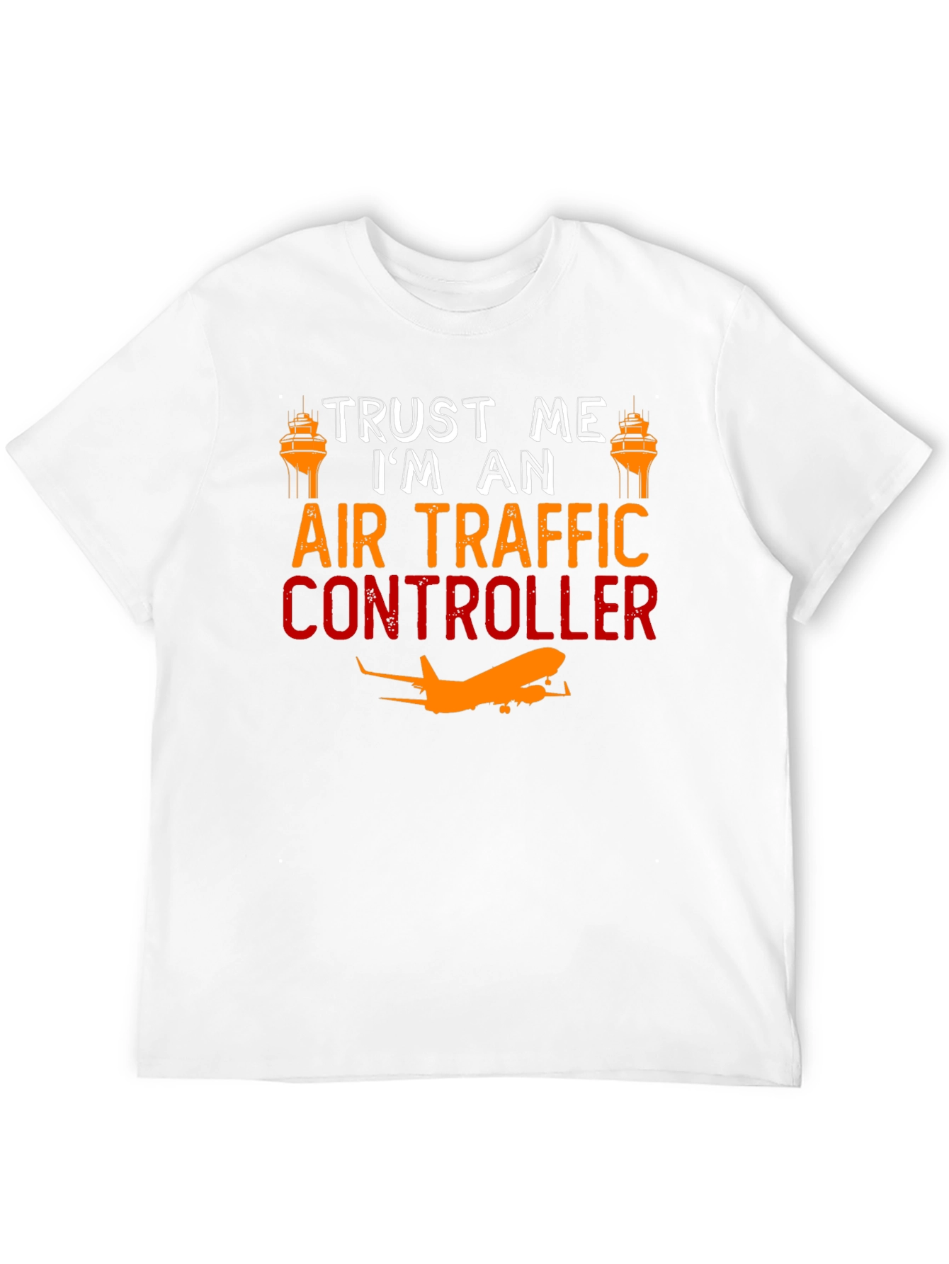 Black Air Traffic Controller T-Shirt - Funny Aviation Gift view 12